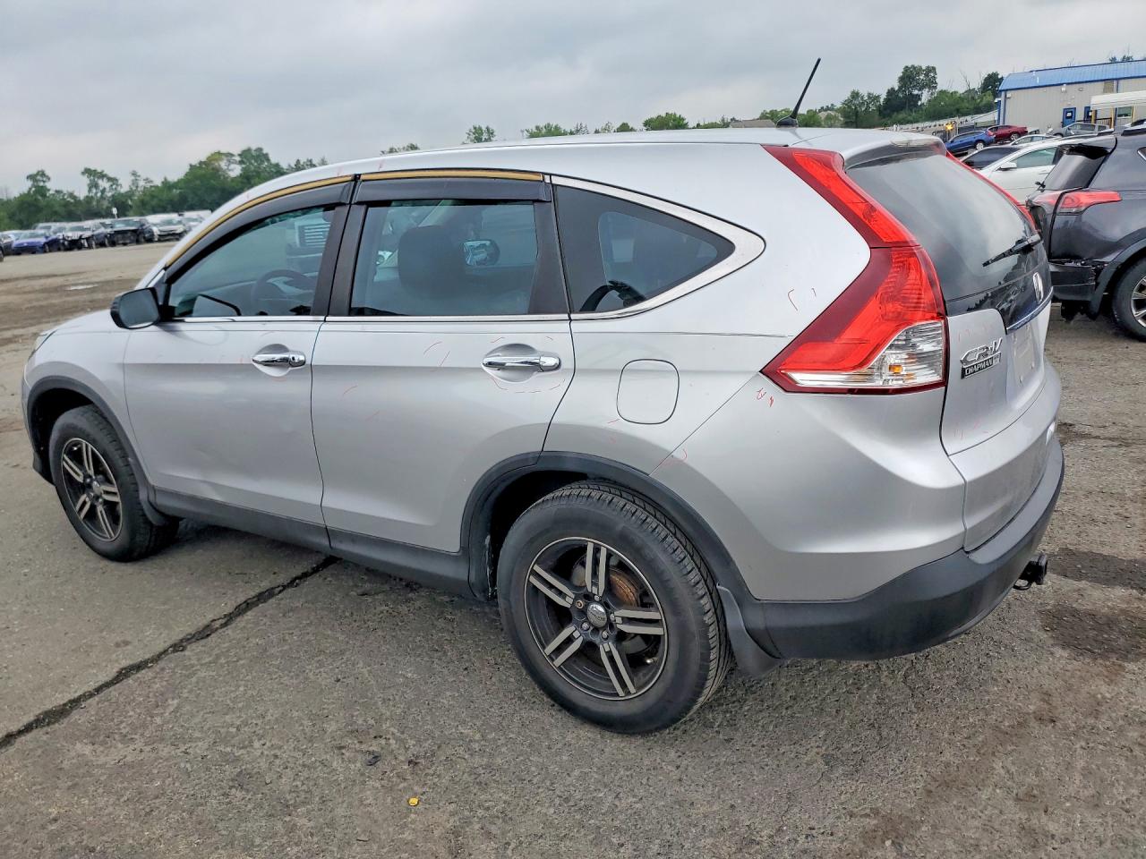 2013 Honda Cr-v Lx Silver vin: 2HKRM4H33DH669776