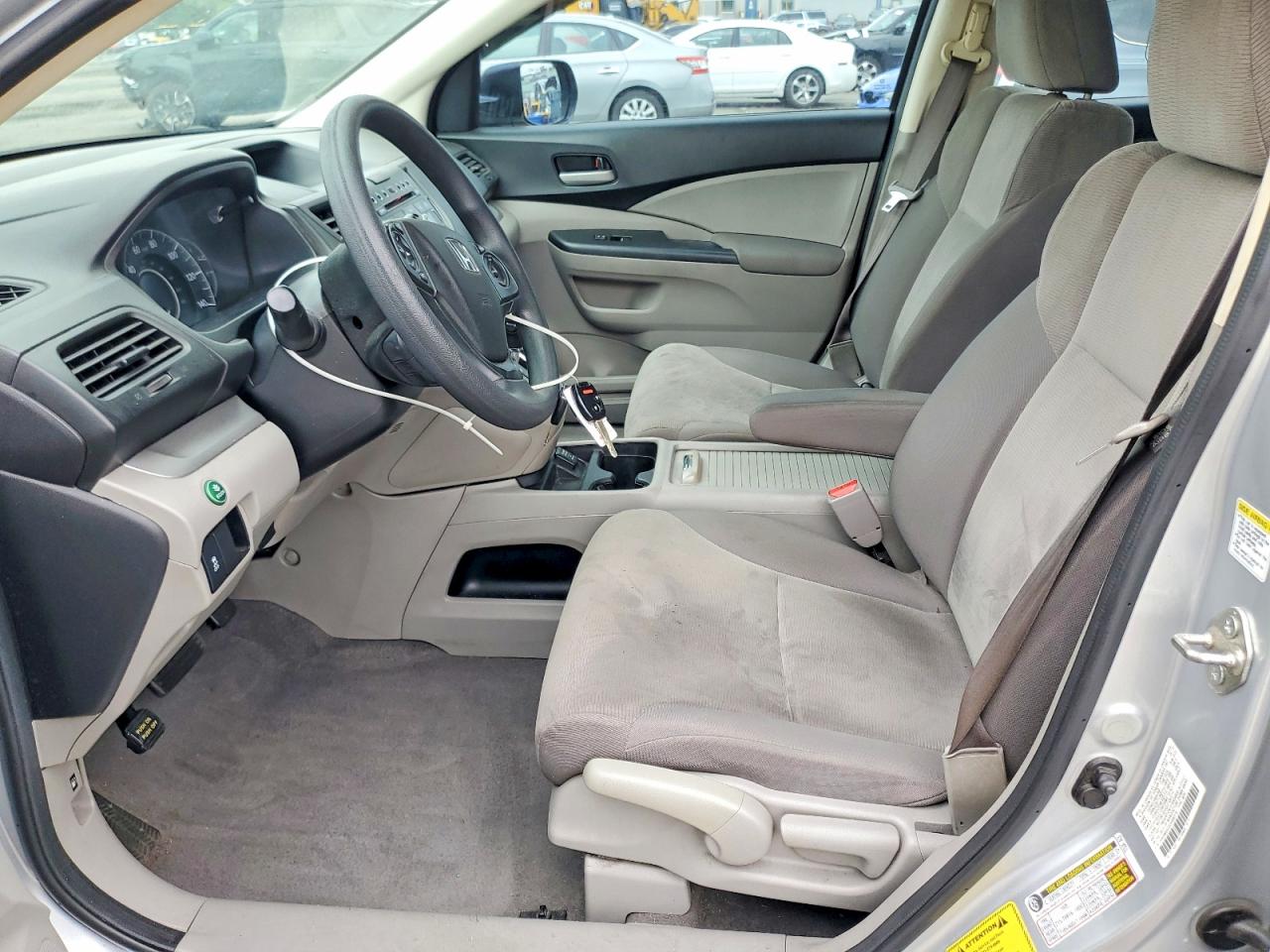 2013 Honda Cr-v Lx Silver vin: 2HKRM4H33DH669776