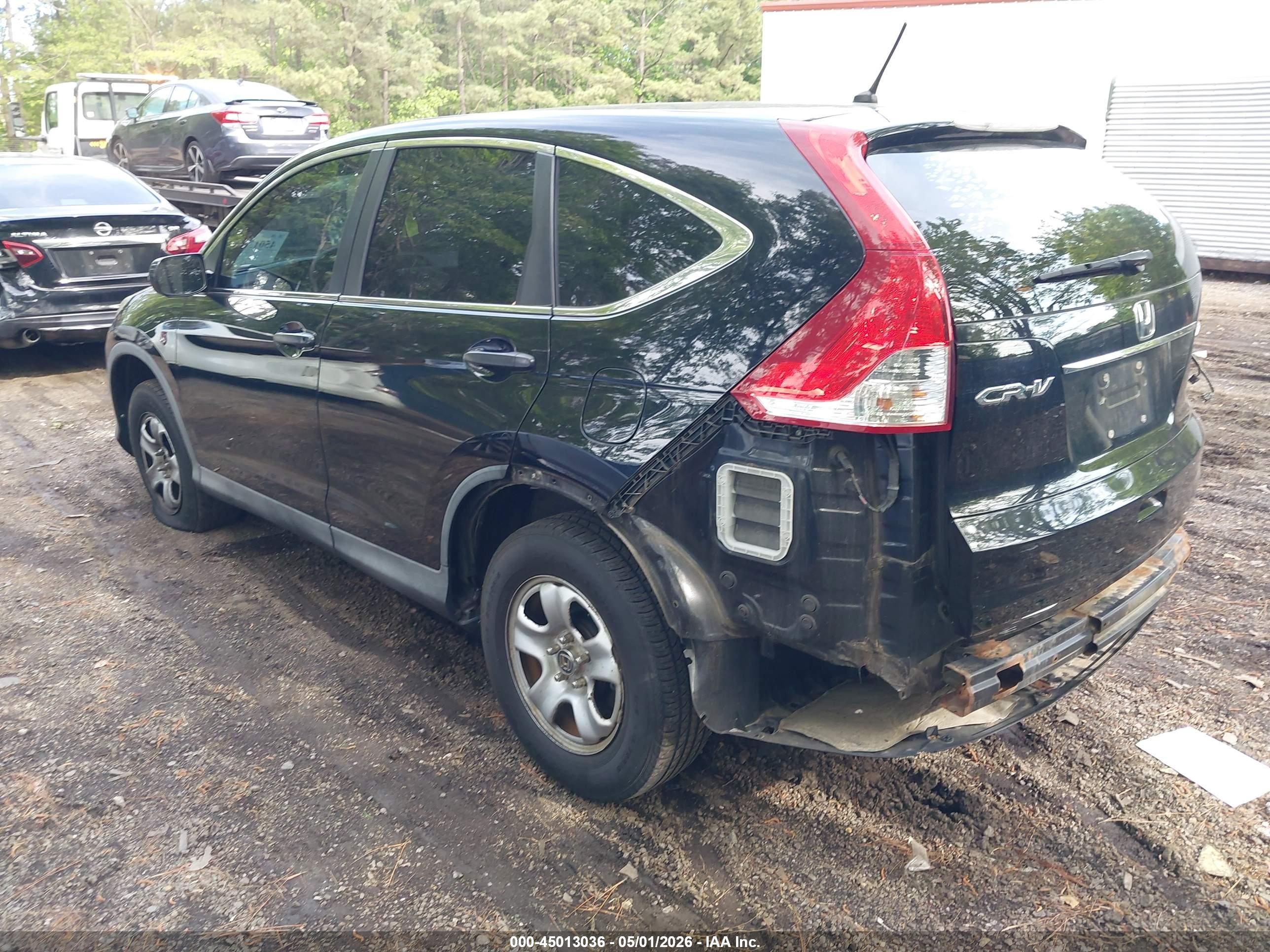 2013 Honda Cr-v Lx Черный vin: 2HKRM4H33DH676131