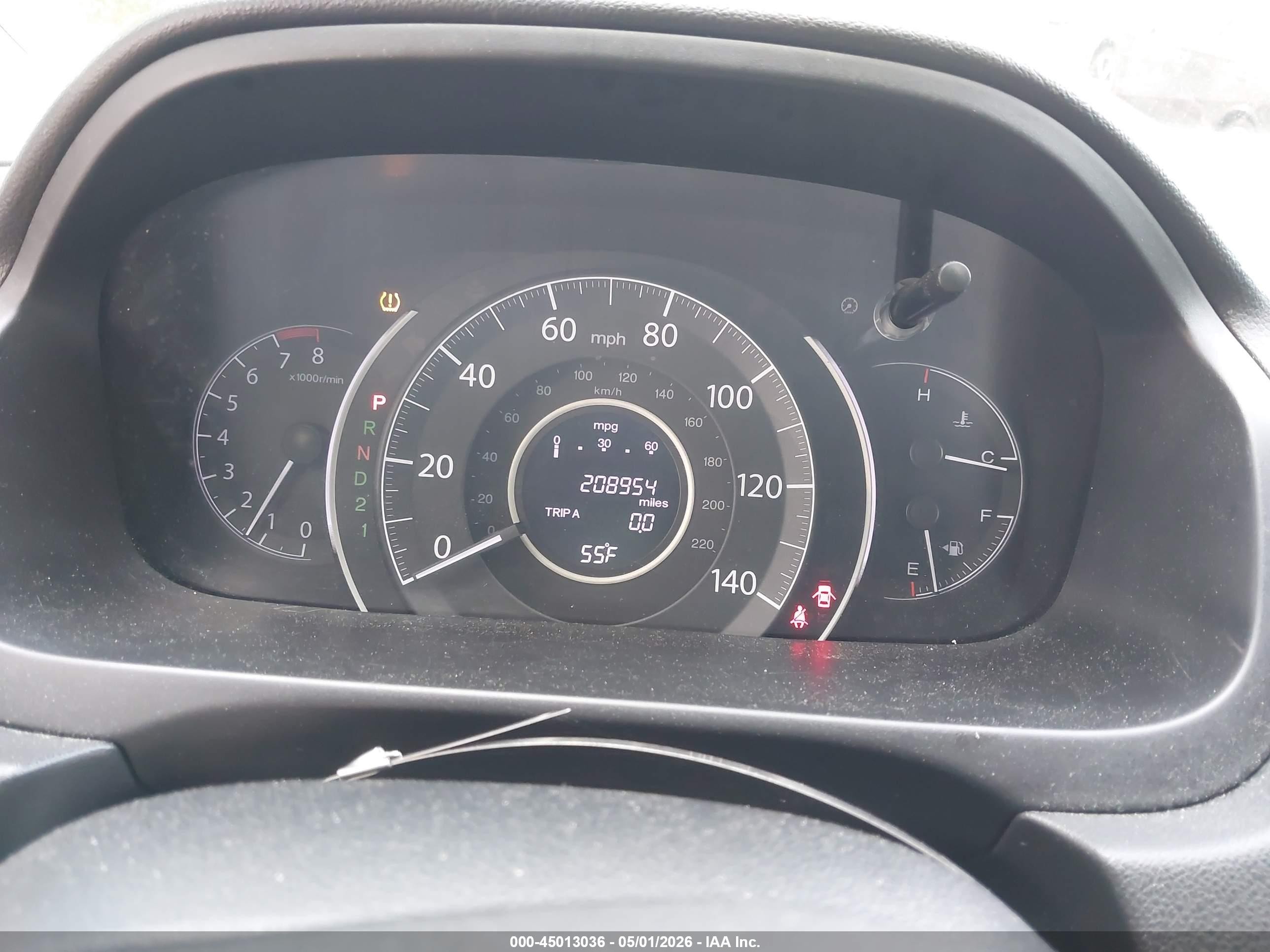 2013 Honda Cr-v Lx Черный vin: 2HKRM4H33DH676131