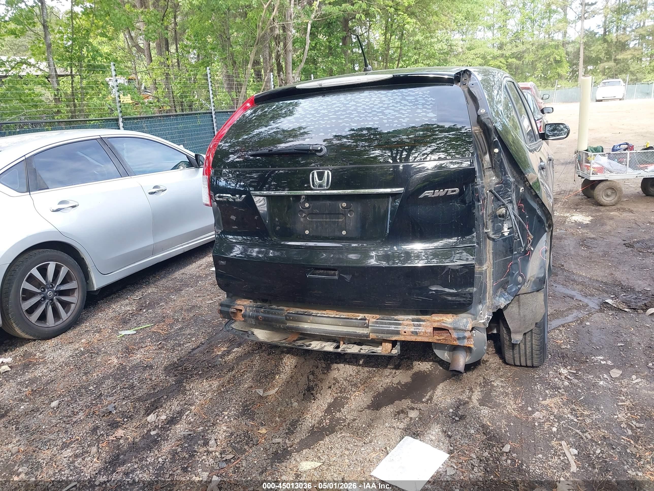2013 Honda Cr-v Lx Черный vin: 2HKRM4H33DH676131