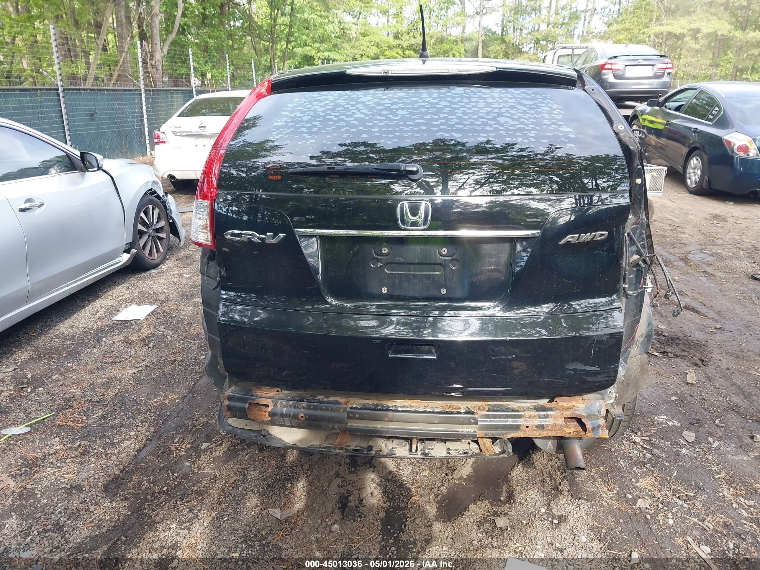 2013 Honda Cr-v Lx Черный vin: 2HKRM4H33DH676131