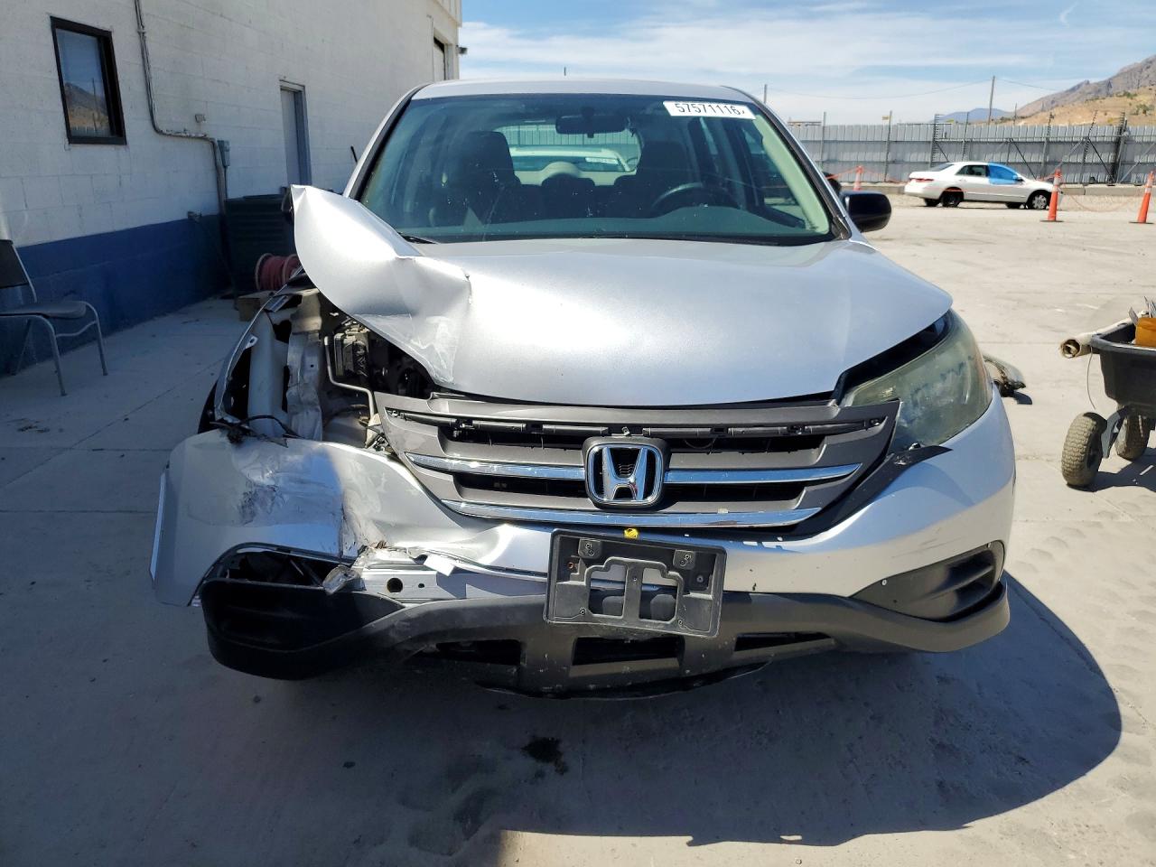 2013 Honda Cr-v Lx Silver vin: 2HKRM4H33DH689414
