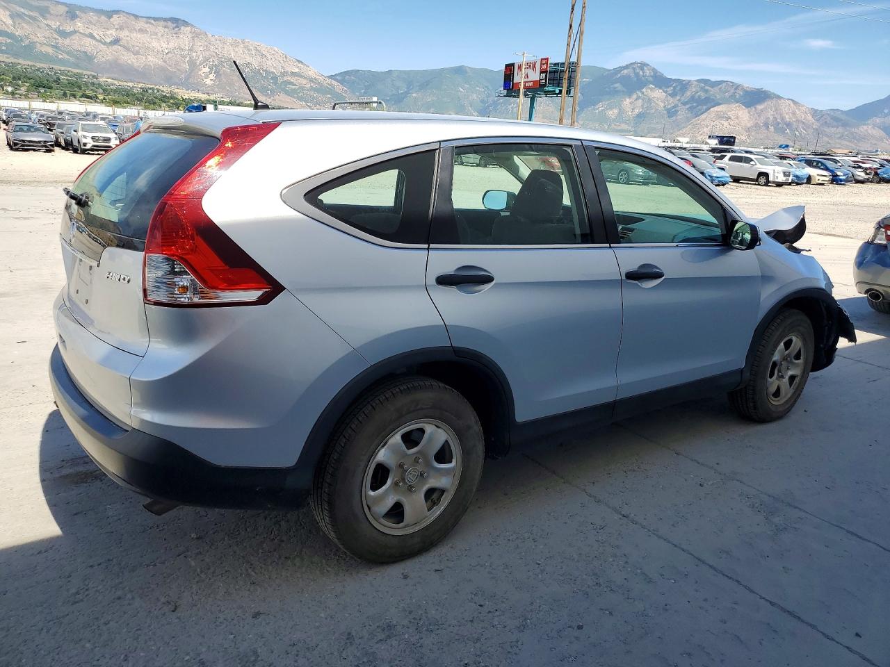 2013 Honda Cr-v Lx Silver vin: 2HKRM4H33DH689414