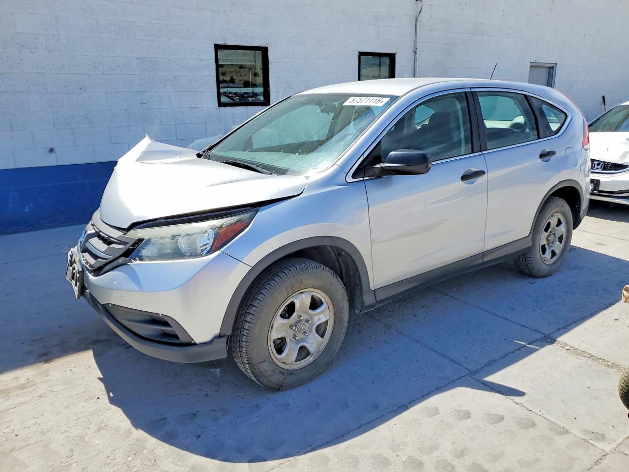 2013 Honda Cr-v Lx Silver vin: 2HKRM4H33DH689414