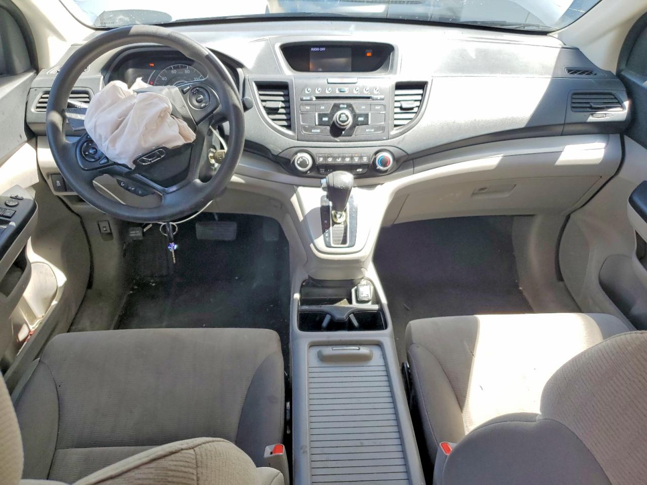 2013 Honda Cr-v Lx Silver vin: 2HKRM4H33DH689414