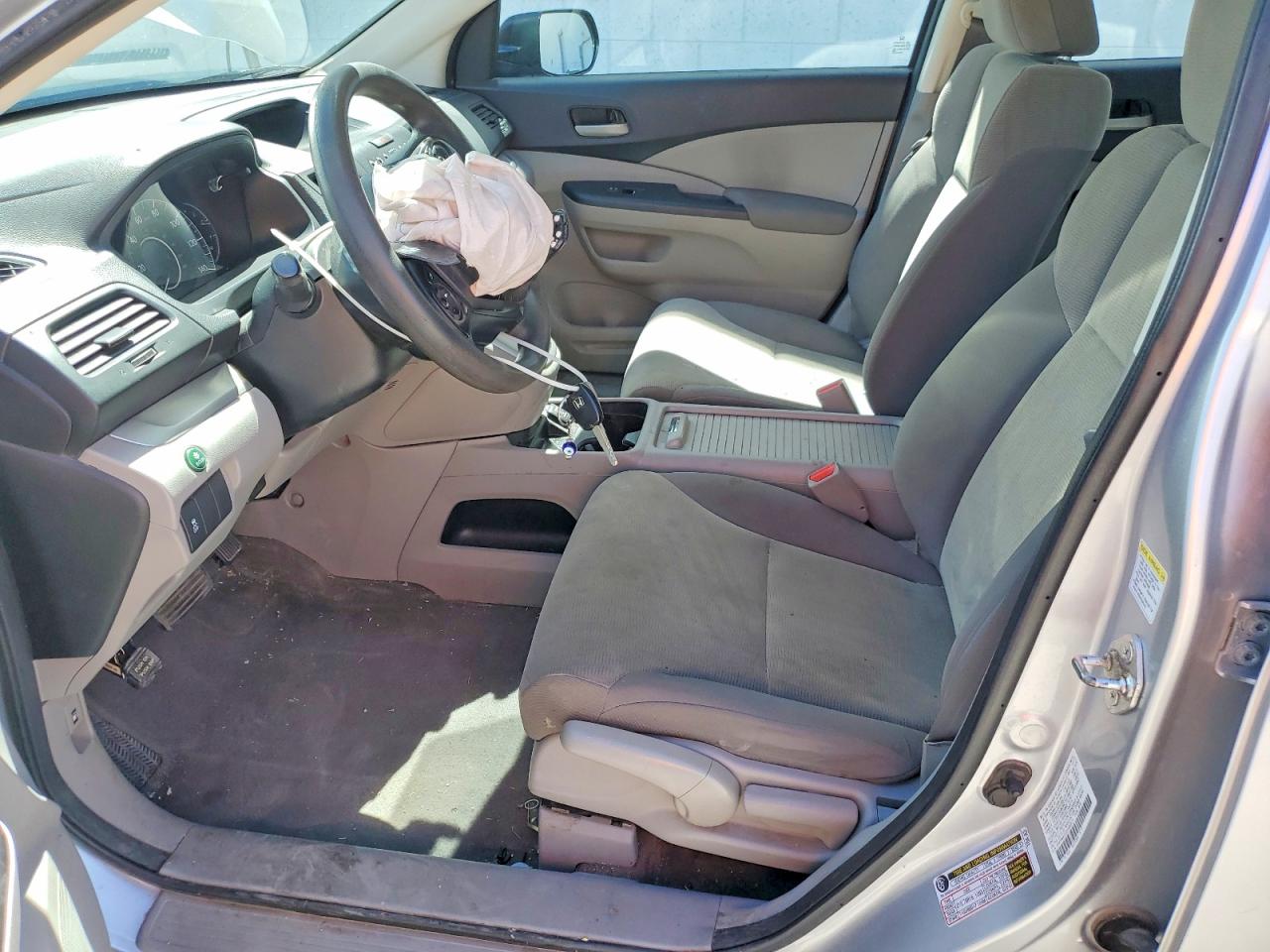 2013 Honda Cr-v Lx Silver vin: 2HKRM4H33DH689414
