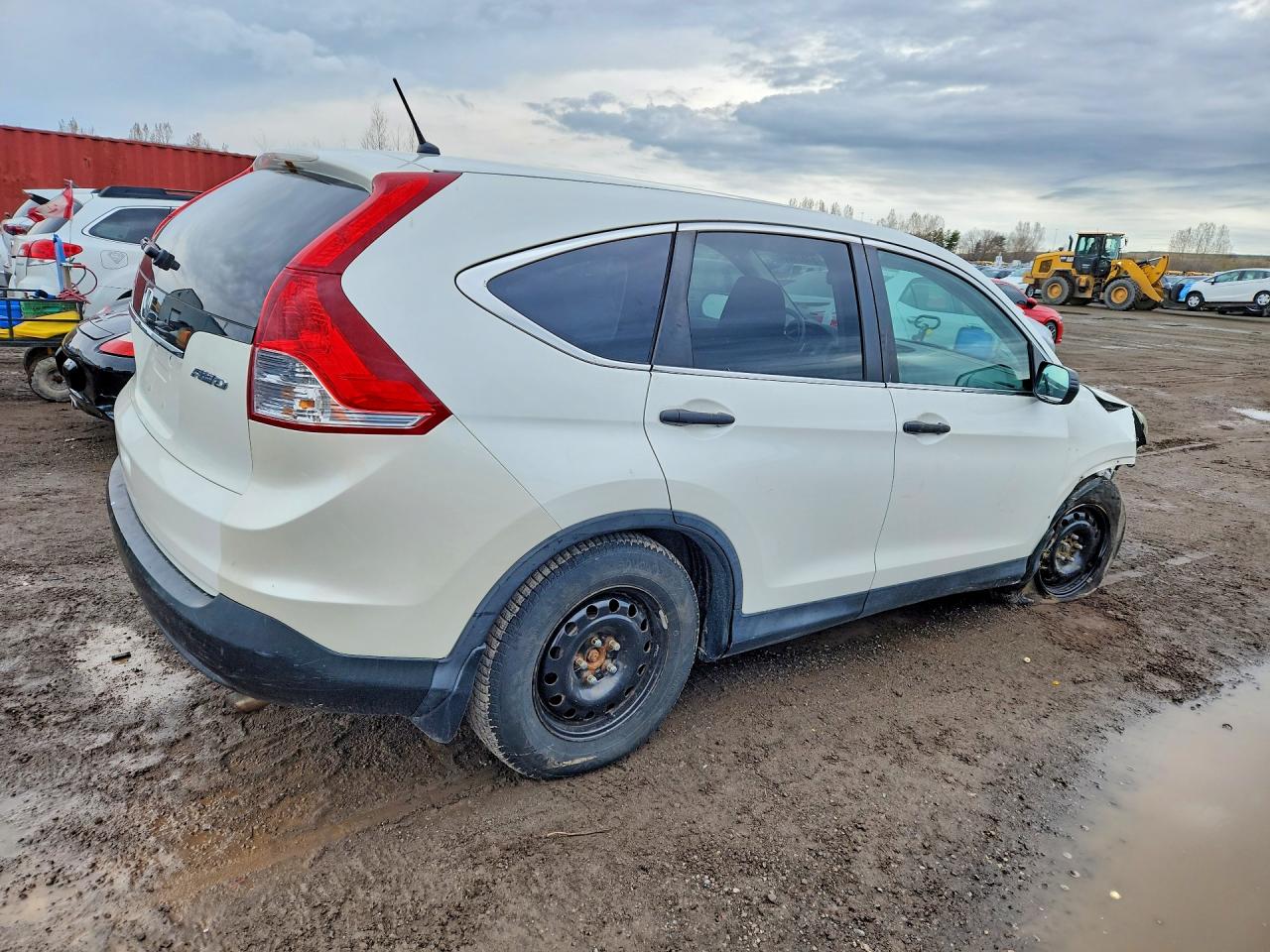2014 Honda Cr-v Lx White vin: 2HKRM4H33EH133802