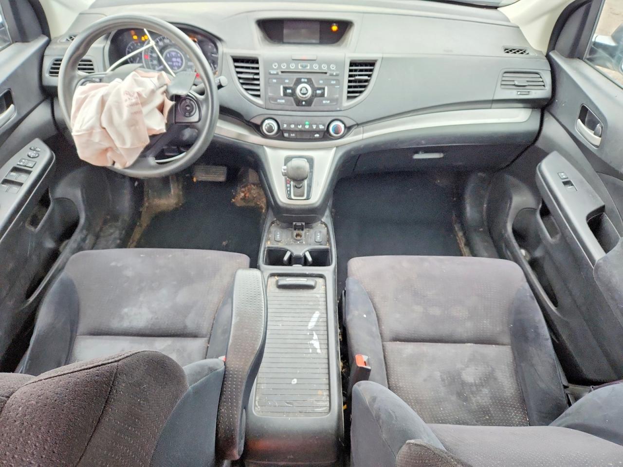 2014 Honda Cr-v Lx White vin: 2HKRM4H33EH133802