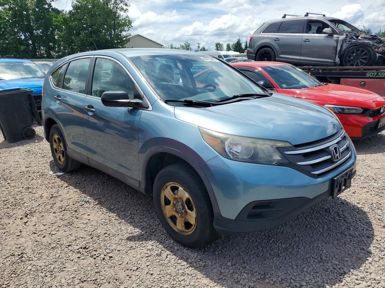 2014 Honda Cr-v Lx Бирюзовый vin: 2HKRM4H33EH619266