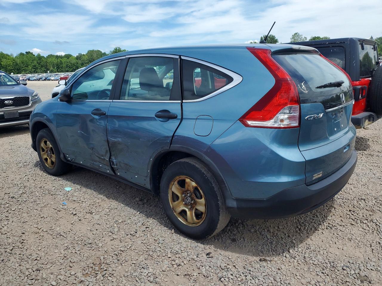2014 Honda Cr-v Lx Бирюзовый vin: 2HKRM4H33EH619266