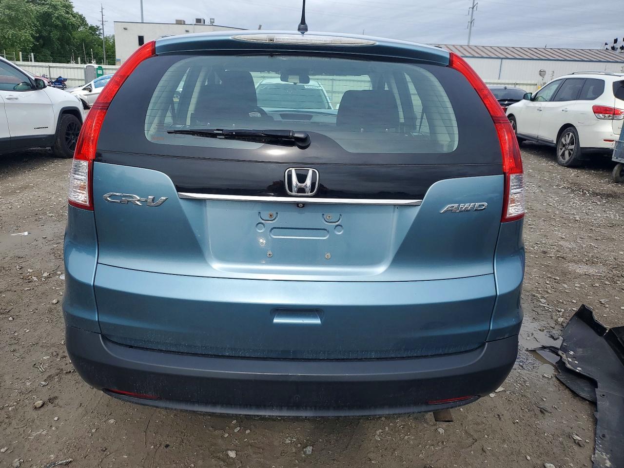 2014 Honda Cr-v Lx Teal vin: 2HKRM4H33EH633085