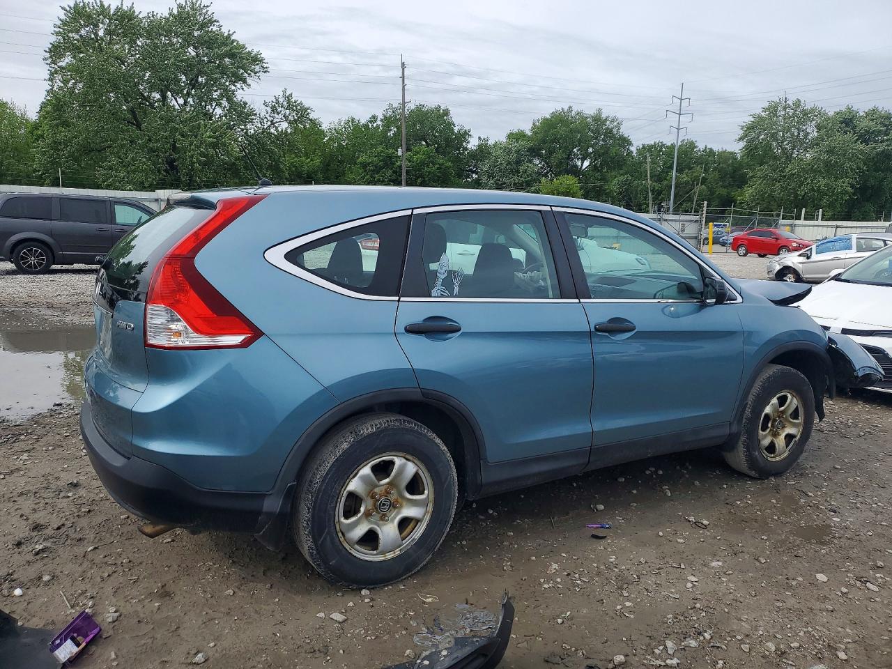 2014 Honda Cr-v Lx Teal vin: 2HKRM4H33EH633085