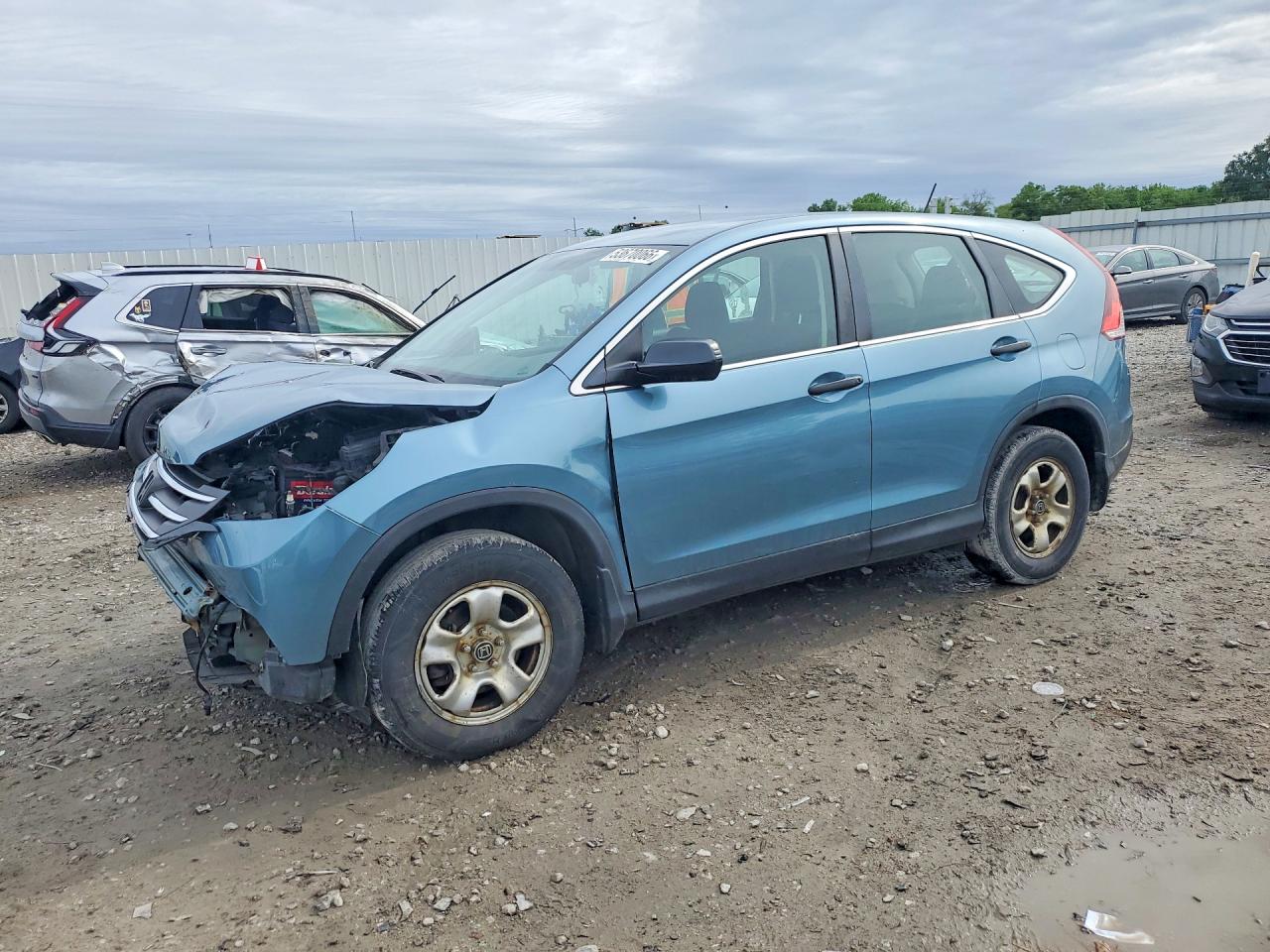 2014 Honda Cr-v Lx Teal vin: 2HKRM4H33EH633085