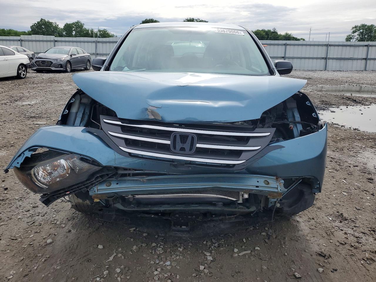 2014 Honda Cr-v Lx Teal vin: 2HKRM4H33EH633085