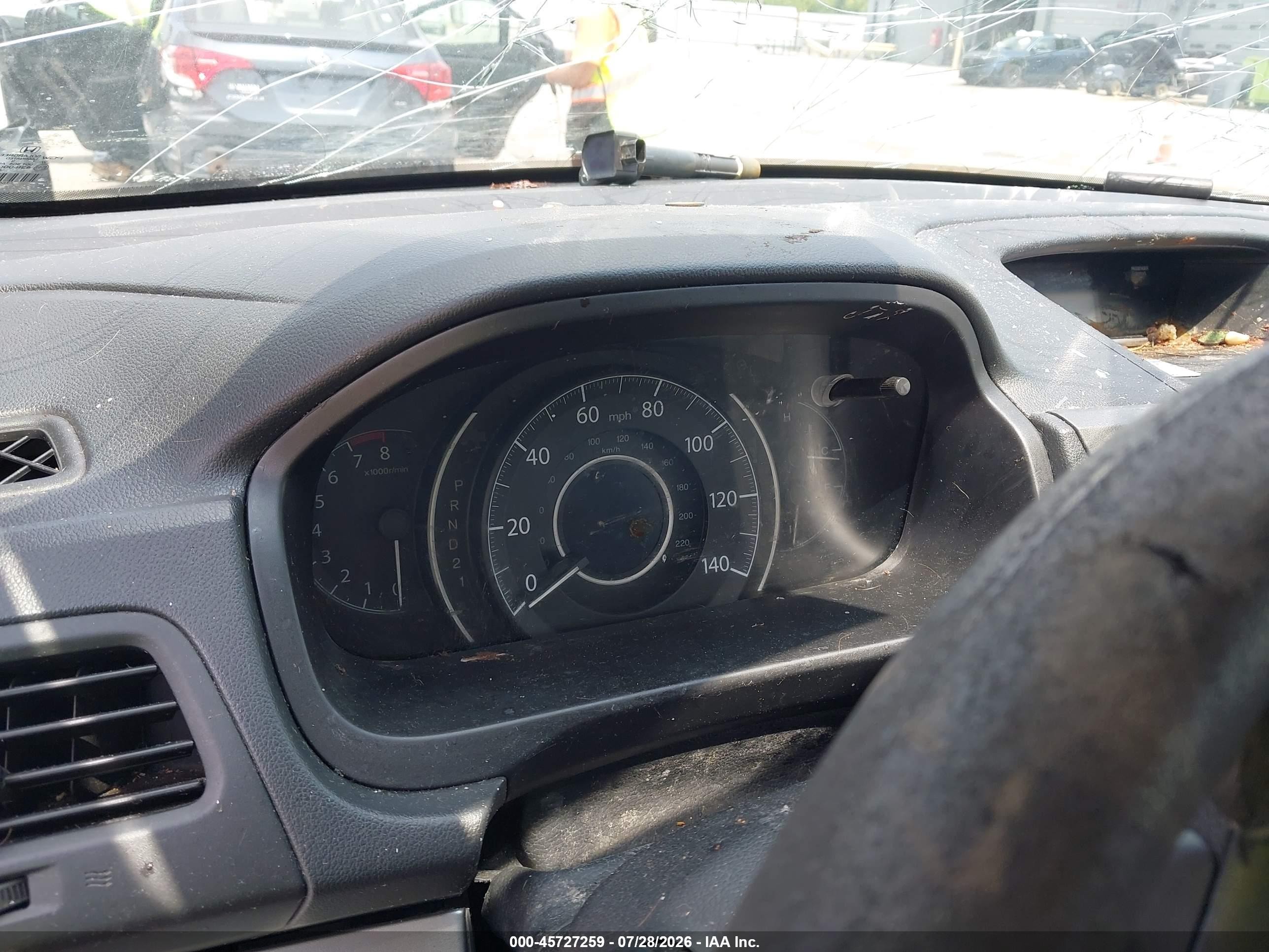 2014 Honda Cr-v Lx Синий vin: 2HKRM4H33EH642868