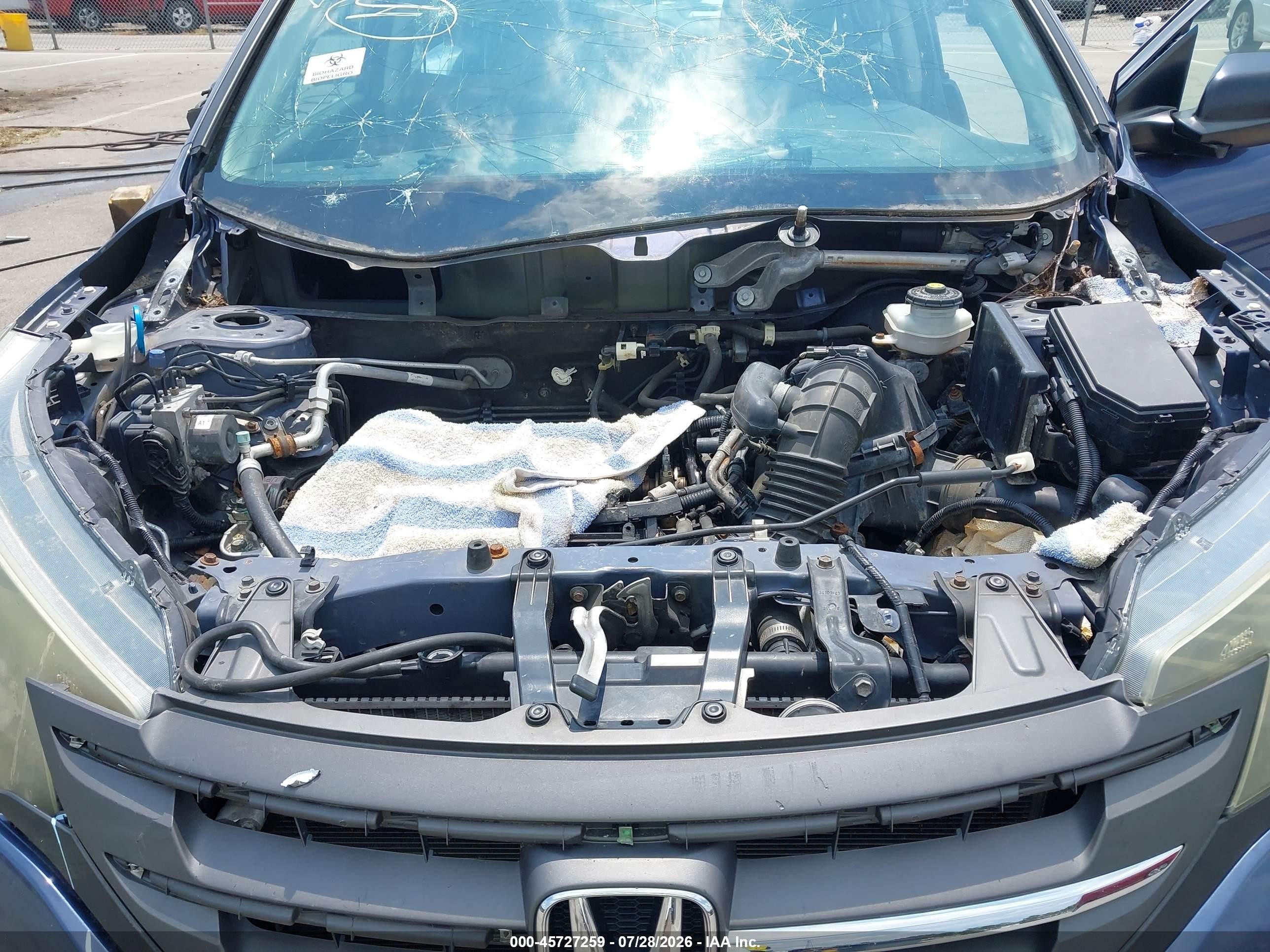 2014 Honda Cr-v Lx Синий vin: 2HKRM4H33EH642868