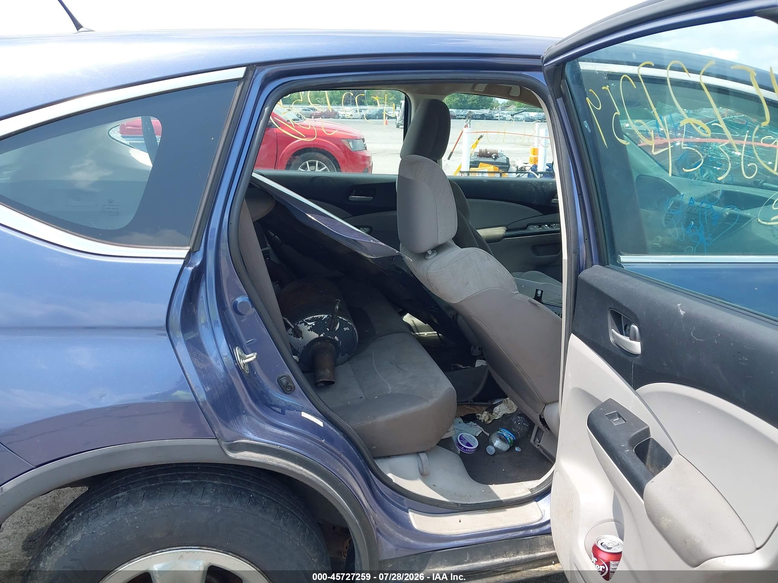 2014 Honda Cr-v Lx Синий vin: 2HKRM4H33EH642868