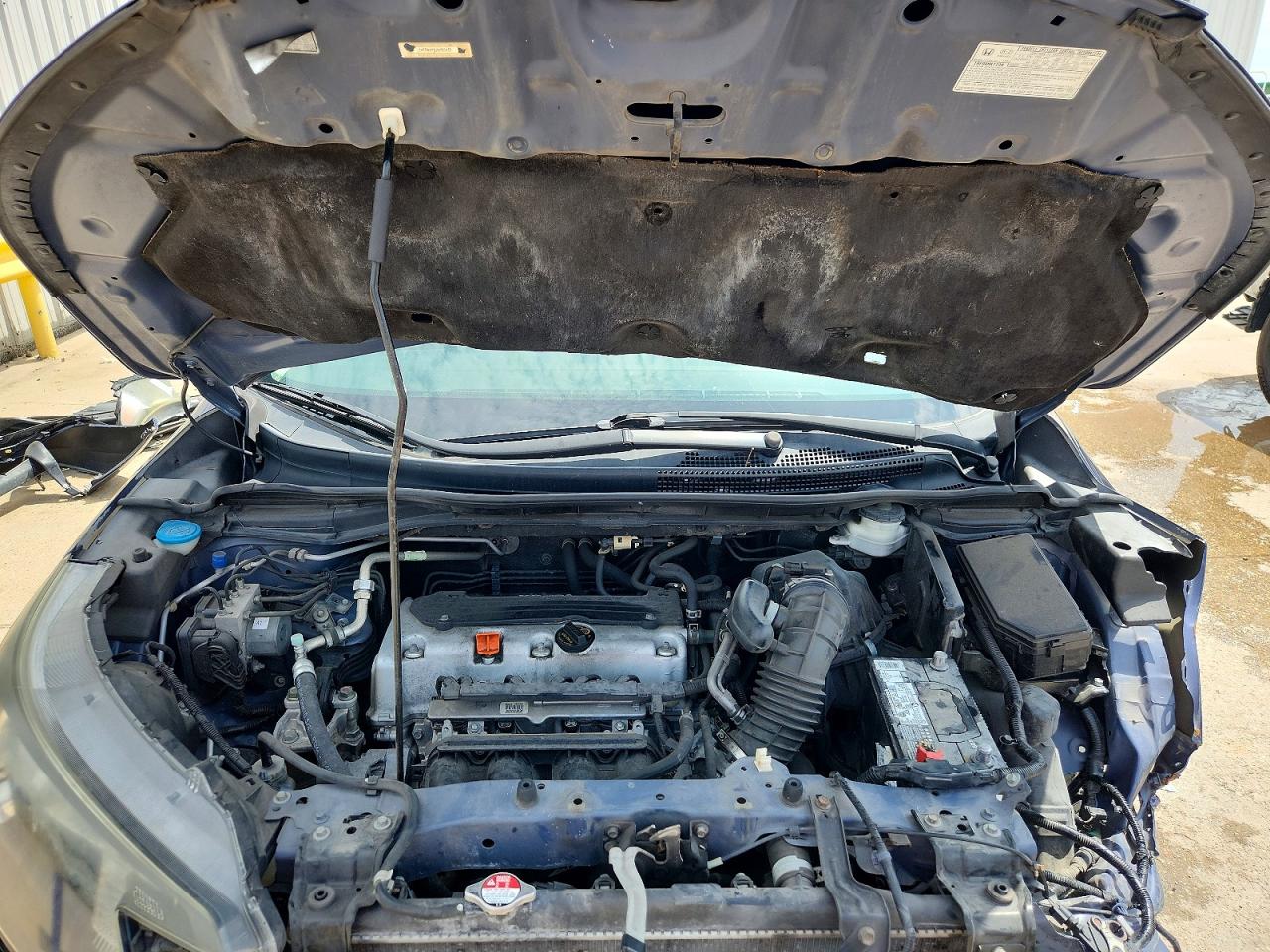 2014 Honda Cr-v Lx Blue vin: 2HKRM4H33EH672422