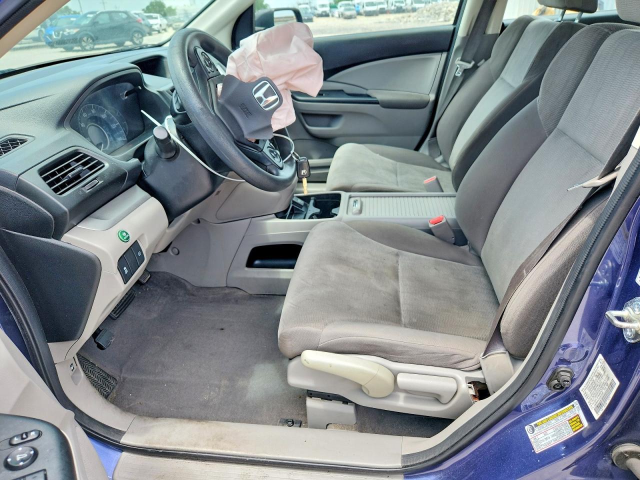 2014 Honda Cr-v Lx Blue vin: 2HKRM4H33EH672422