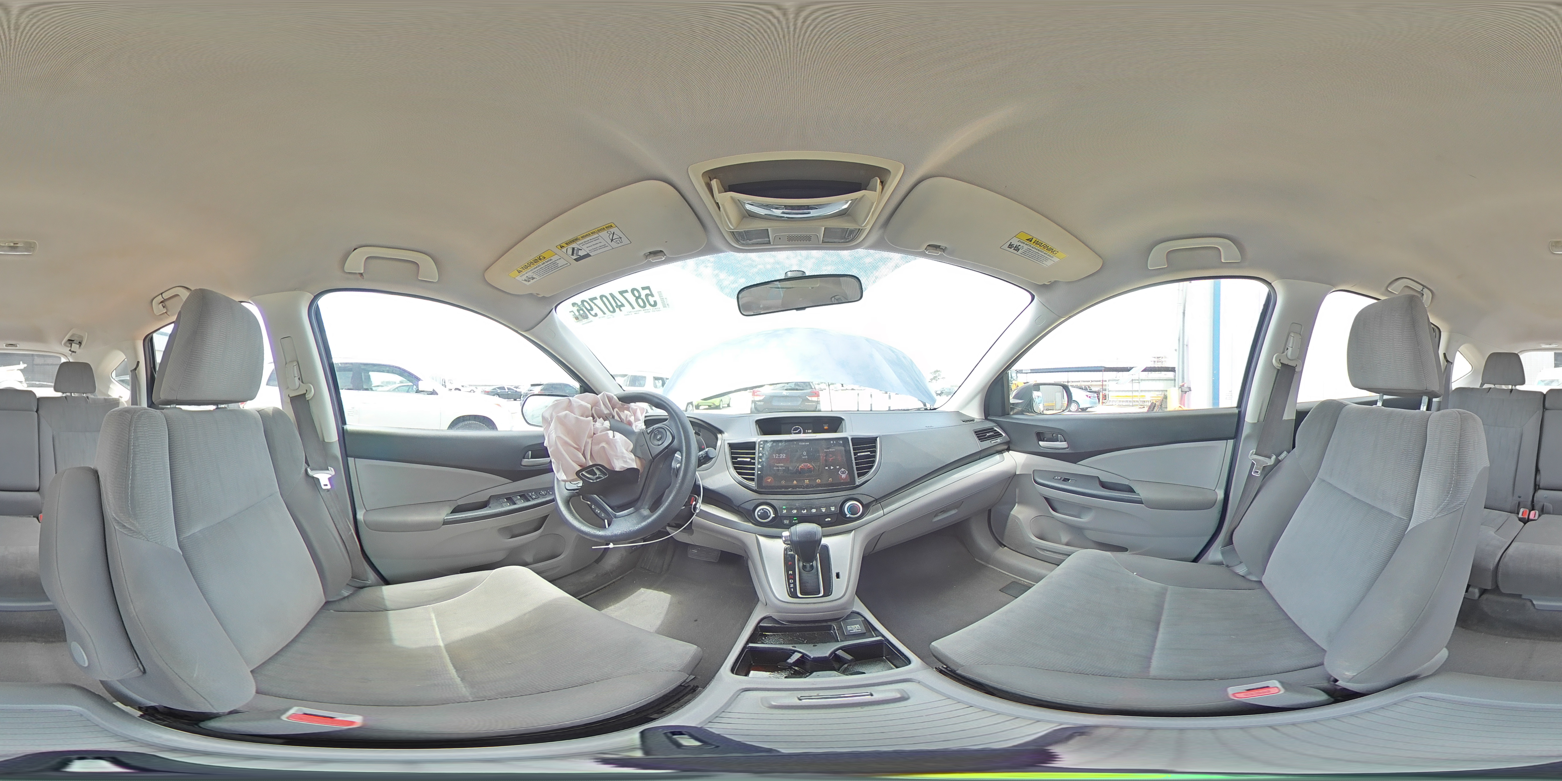 2014 Honda Cr-v Lx Blue vin: 2HKRM4H33EH672422