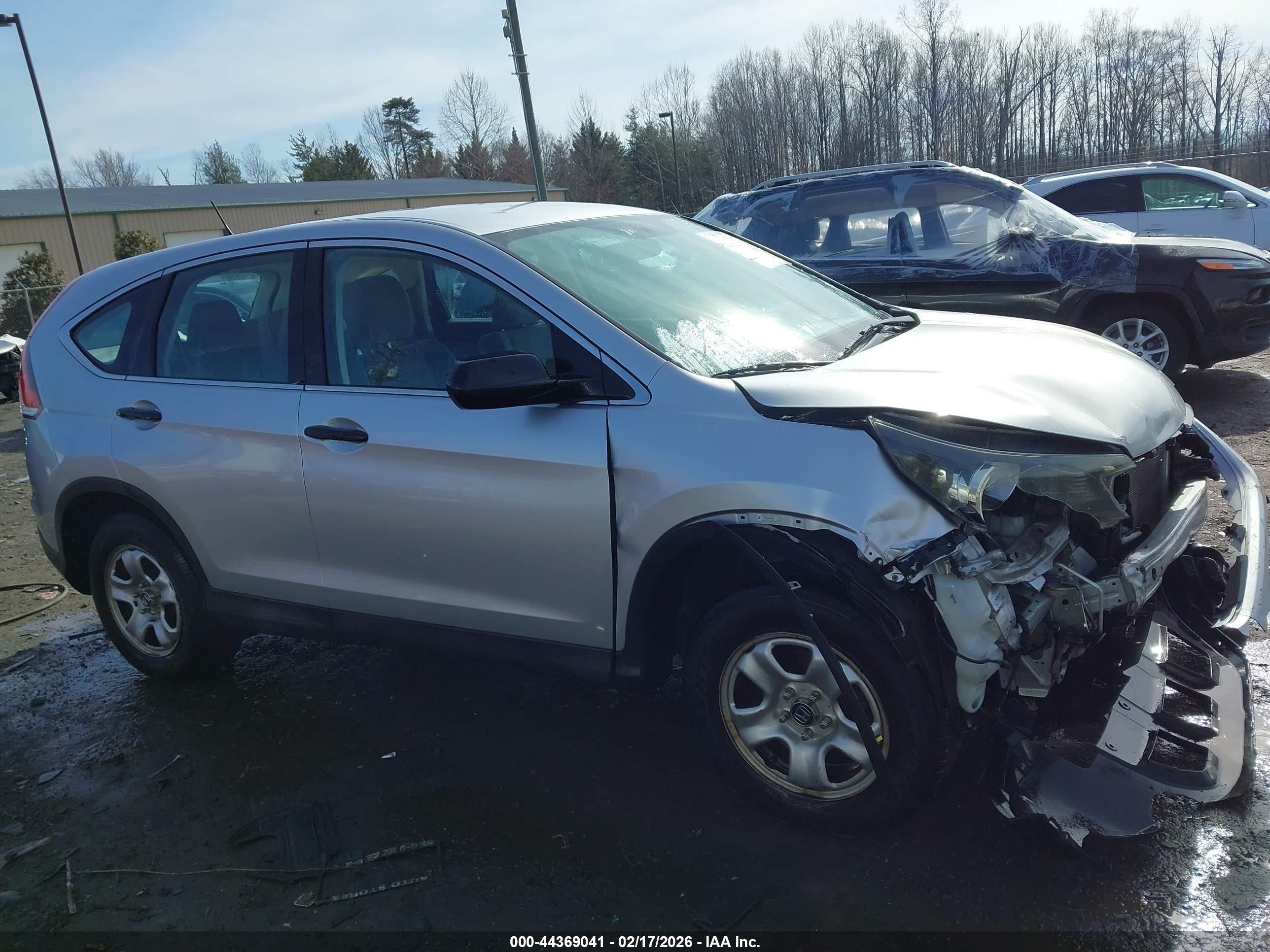 2014 Honda Cr-v Lx Silver vin: 2HKRM4H33EH682920