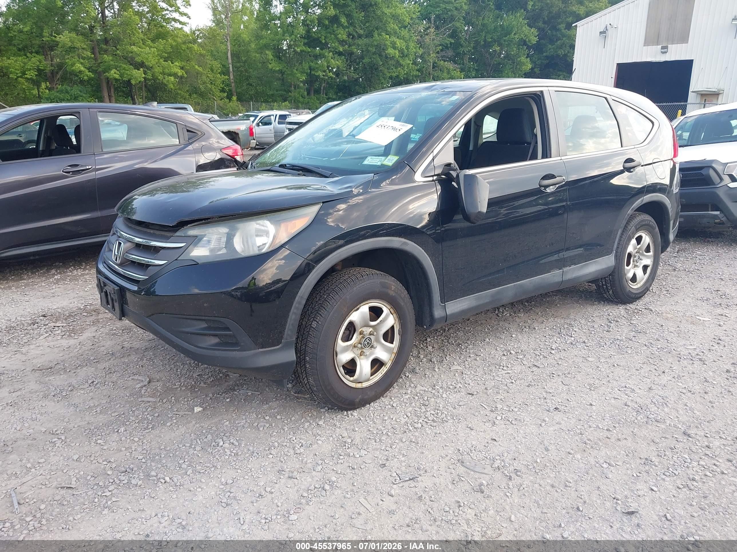 2014 Honda Cr-v Lx Black vin: 2HKRM4H33EH696347