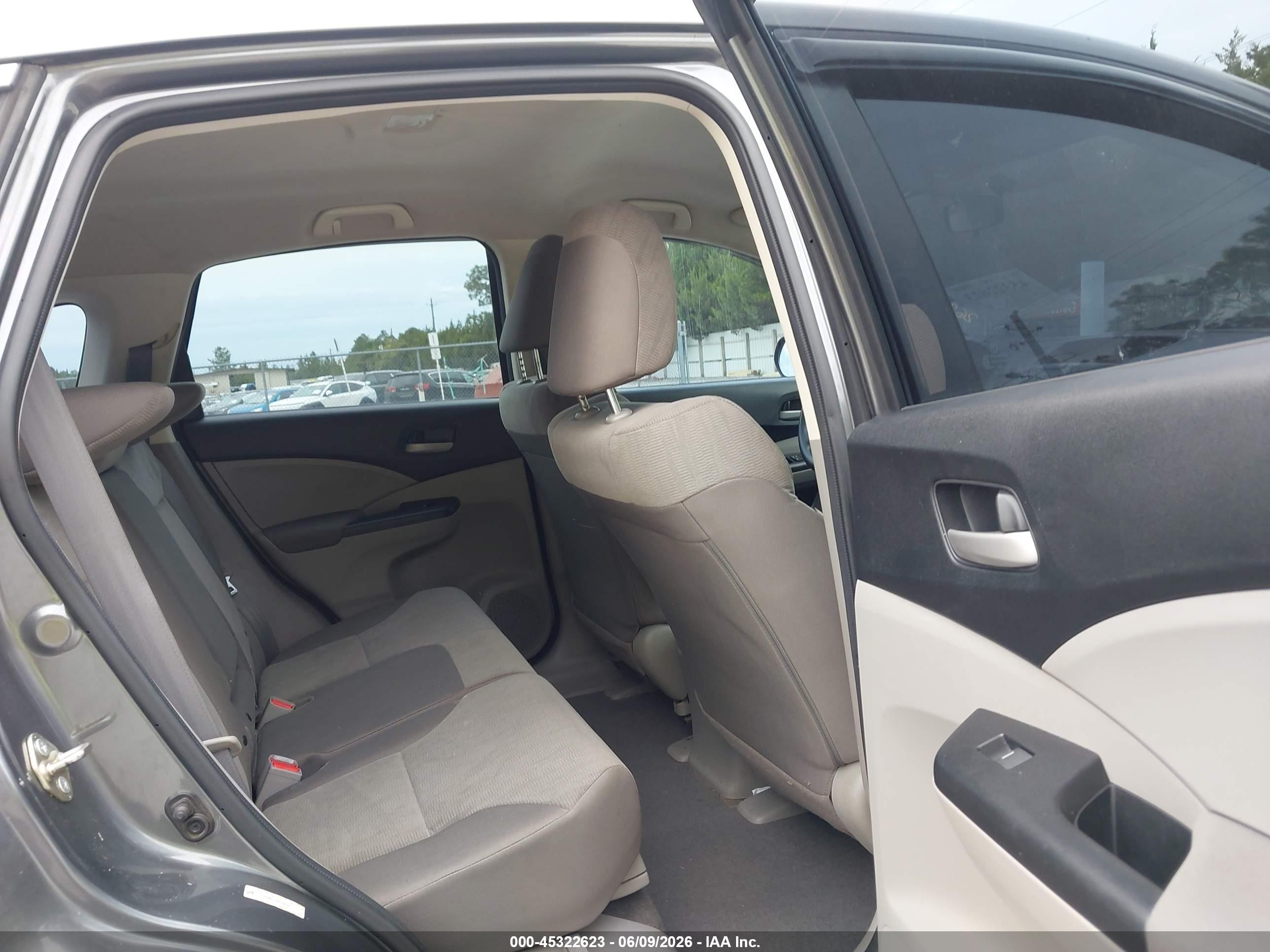 2014 Honda Cr-v Lx Gray vin: 2HKRM4H33EH706505