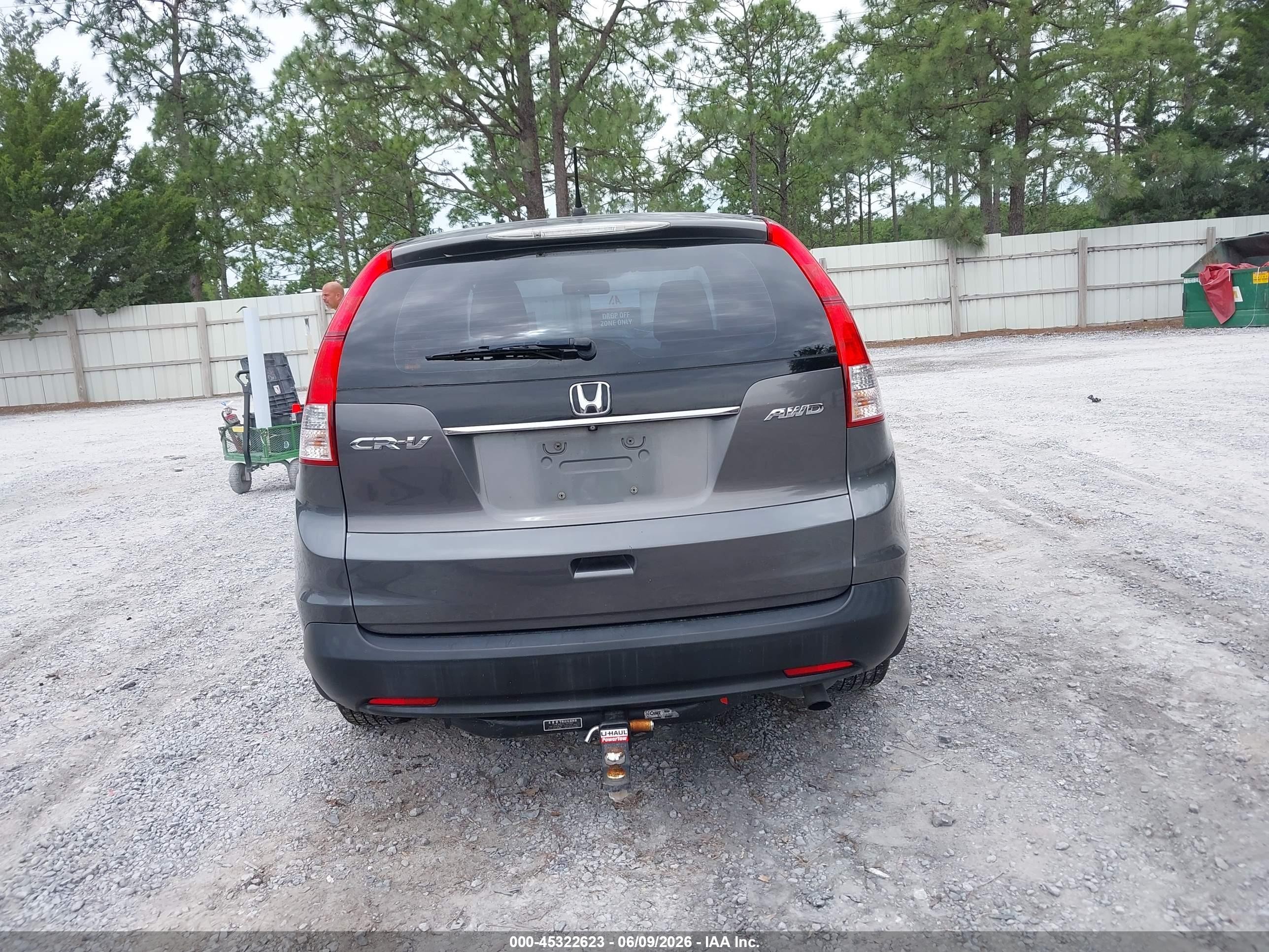 2014 Honda Cr-v Lx Gray vin: 2HKRM4H33EH706505