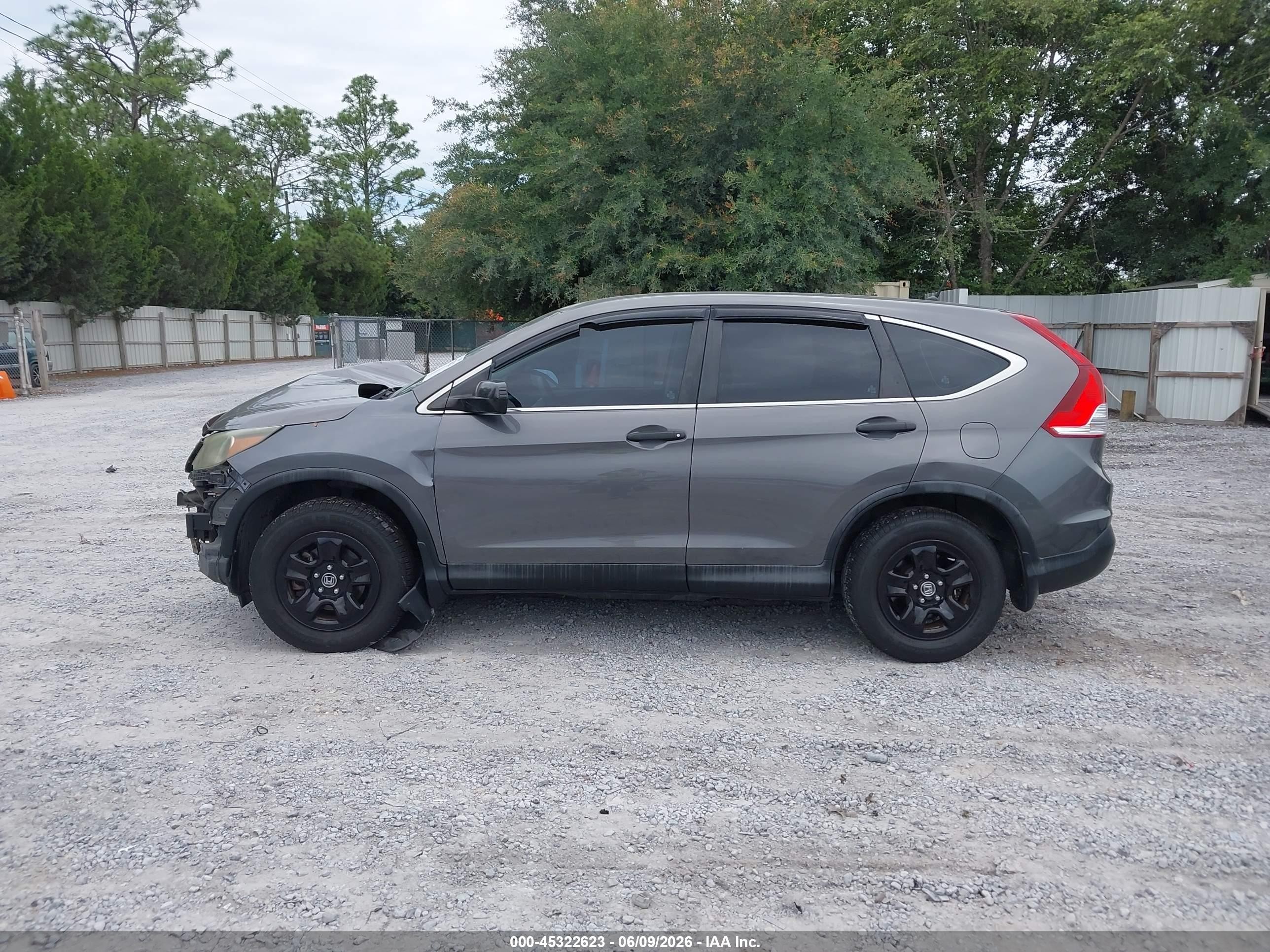 2014 Honda Cr-v Lx Gray vin: 2HKRM4H33EH706505