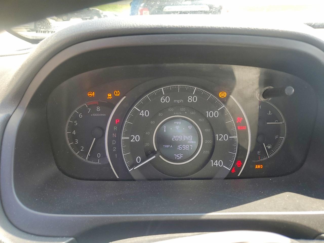 2014 Honda Cr-v Lx Gray vin: 2HKRM4H33EH712868