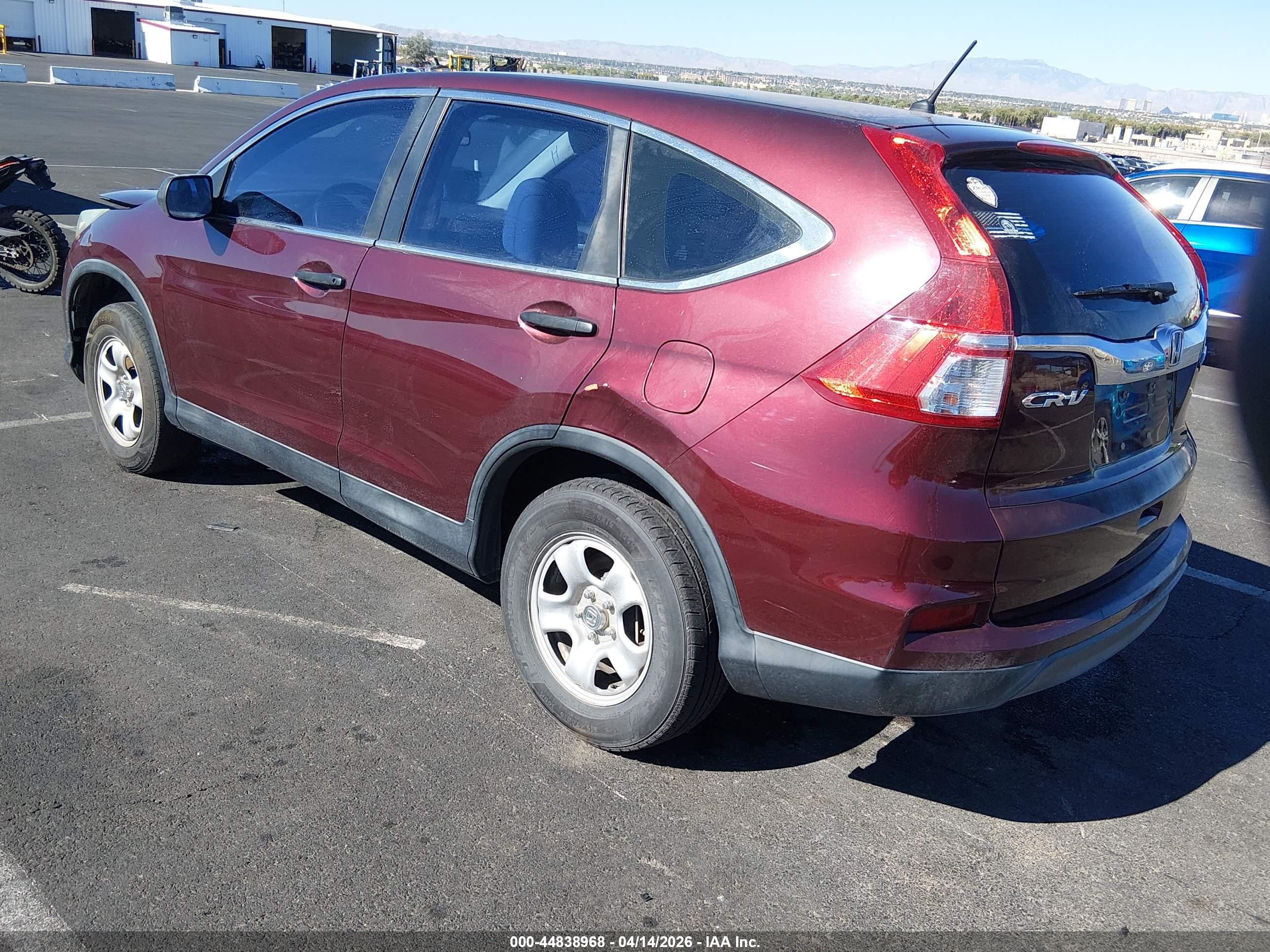 2015 Honda Cr-v Lx Красный vin: 2HKRM4H33FH642807