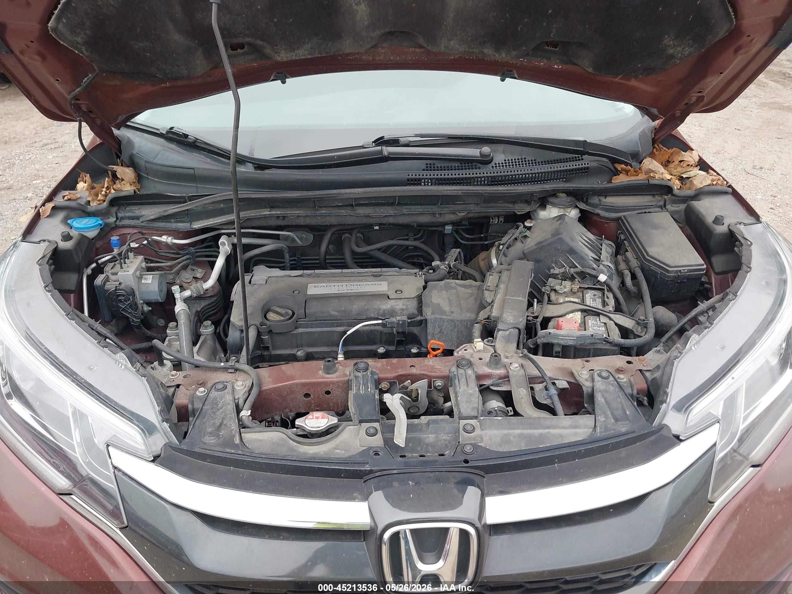 2015 Honda Cr-v Lx Brown vin: 2HKRM4H33FH702116