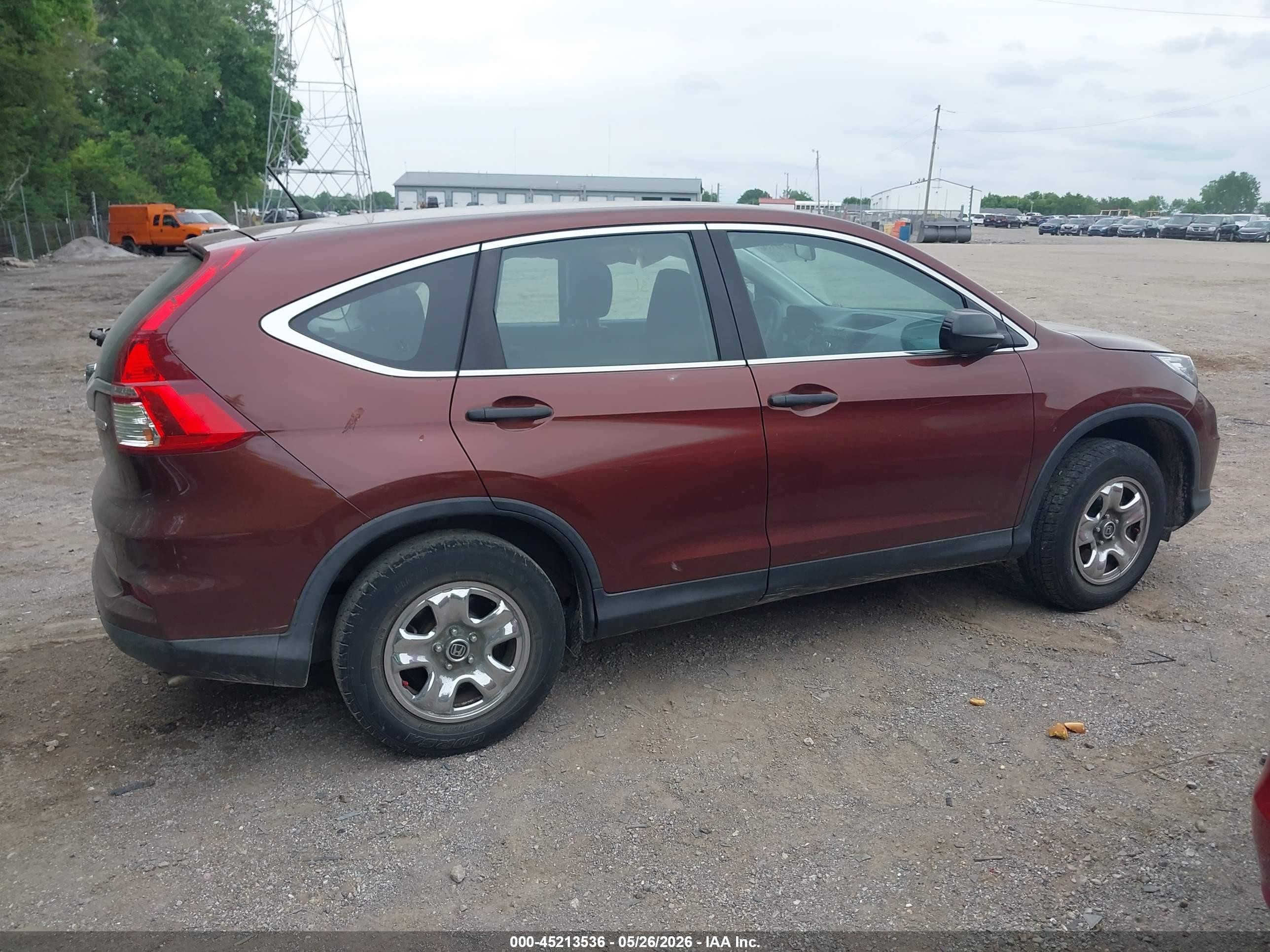 2015 Honda Cr-v Lx Brown vin: 2HKRM4H33FH702116