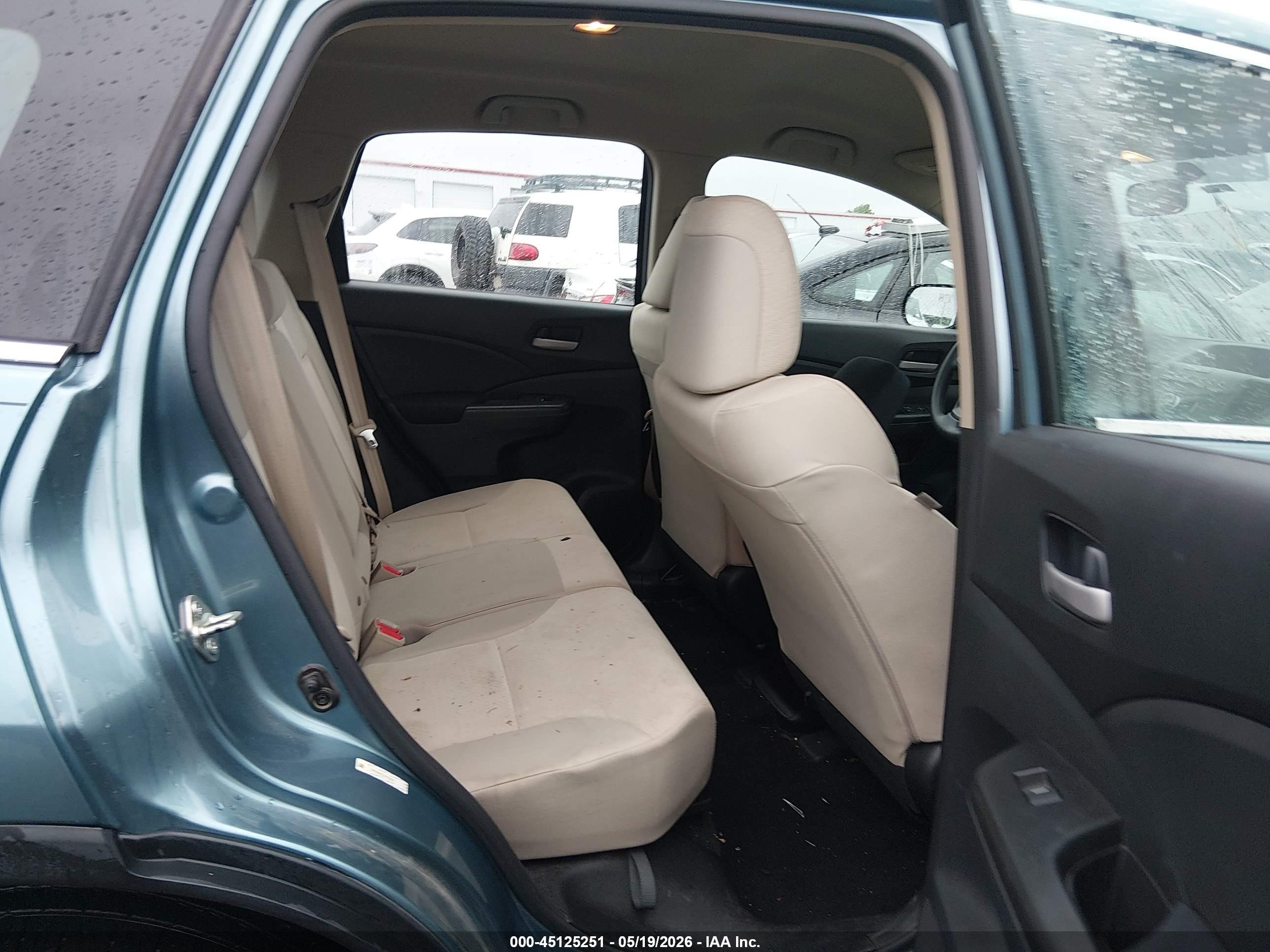 2015 Honda Cr-v Lx Blue vin: 2HKRM4H33FH702679