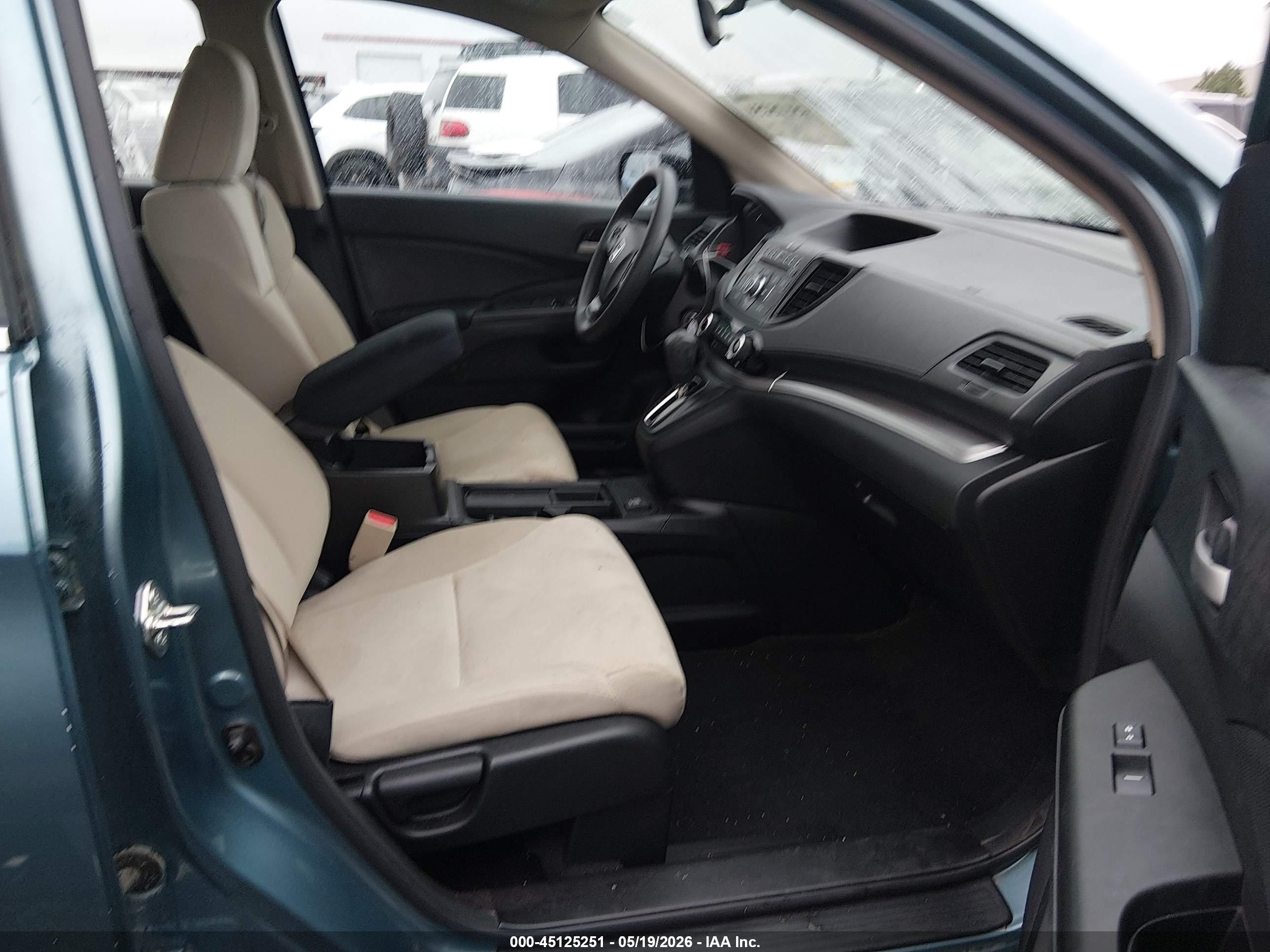 2015 Honda Cr-v Lx Blue vin: 2HKRM4H33FH702679
