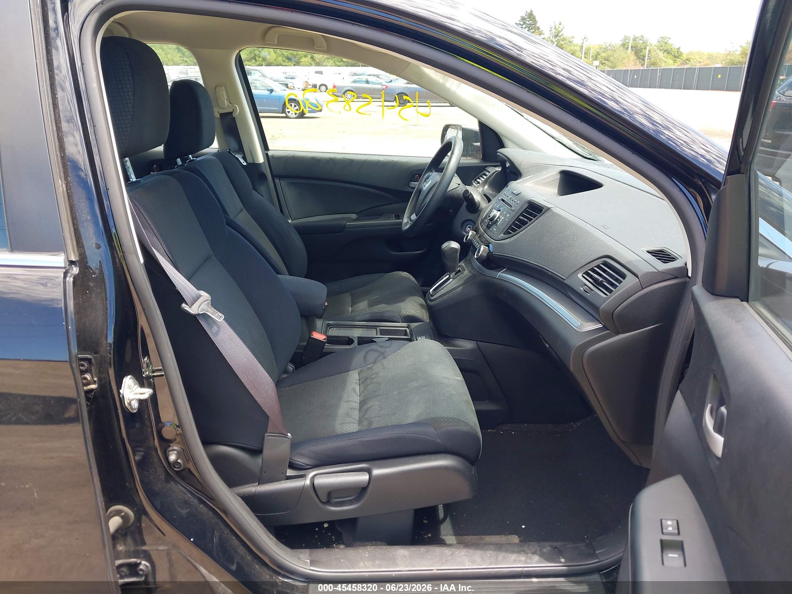 2015 Honda Cr-v Lx Black vin: 2HKRM4H33FH705002