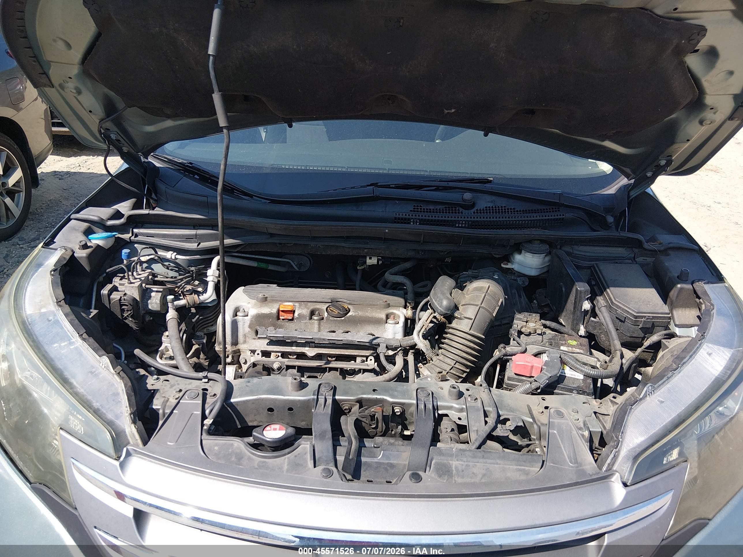 2012 Honda Cr-v Lx Зеленый vin: 2HKRM4H34CH619936