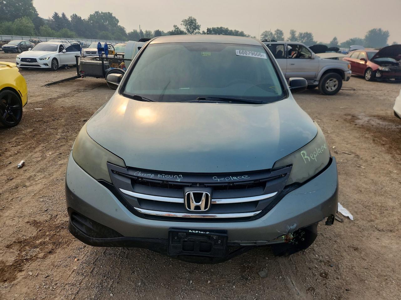 2012 Honda Cr-v Lx Синий vin: 2HKRM4H34CH629916