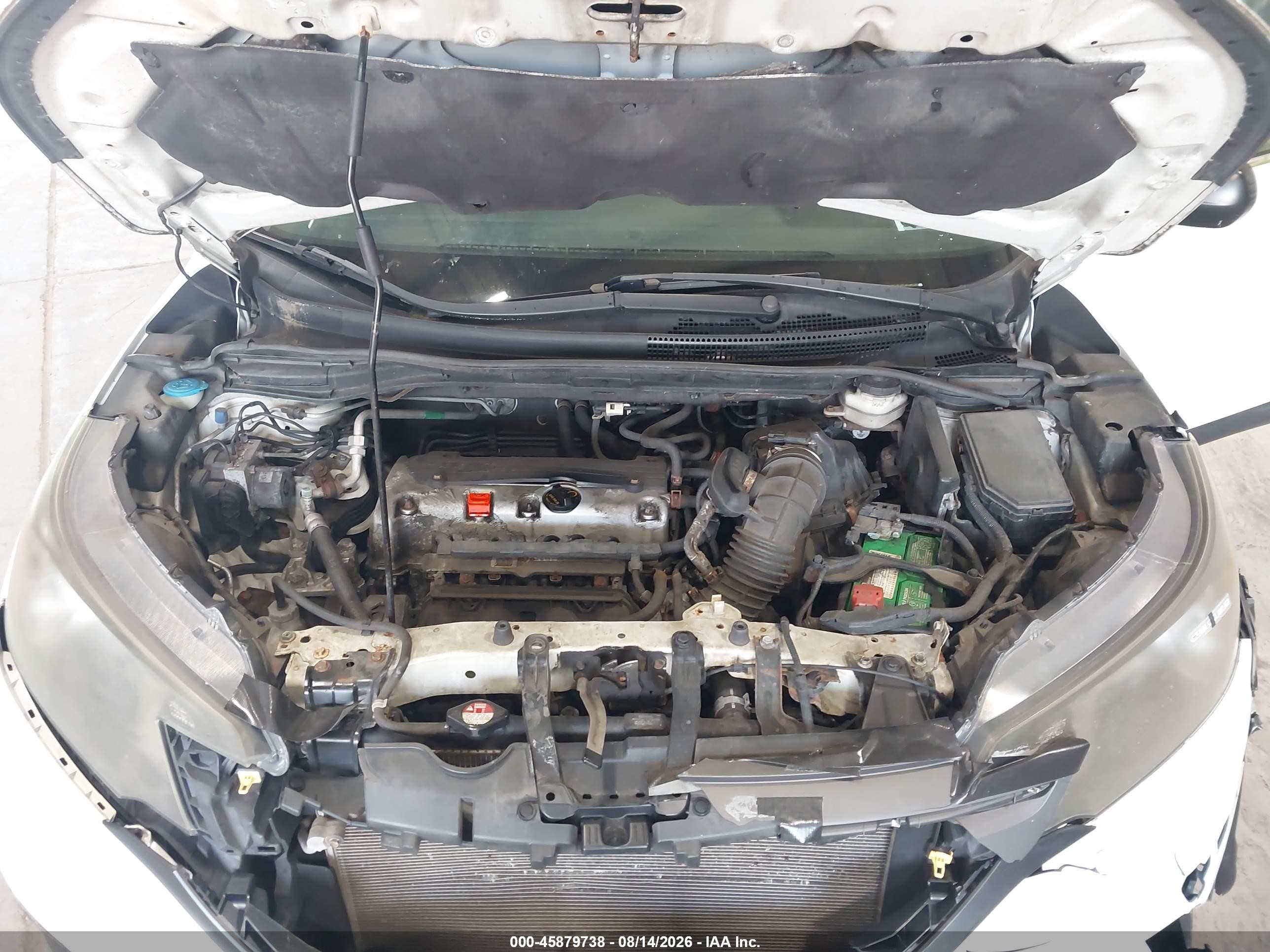 2012 Honda Cr-v Lx White vin: 2HKRM4H34CH634744