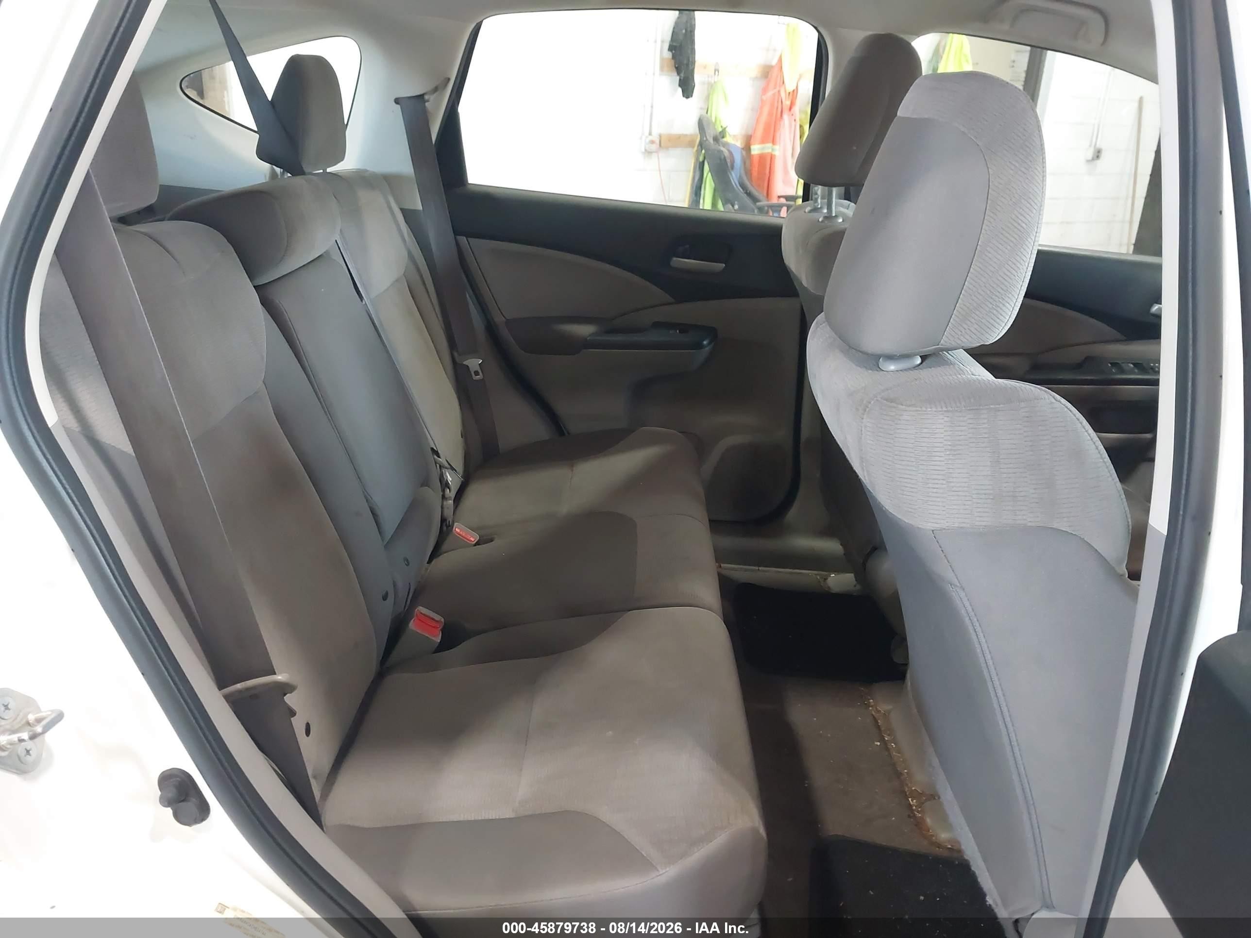 2012 Honda Cr-v Lx White vin: 2HKRM4H34CH634744