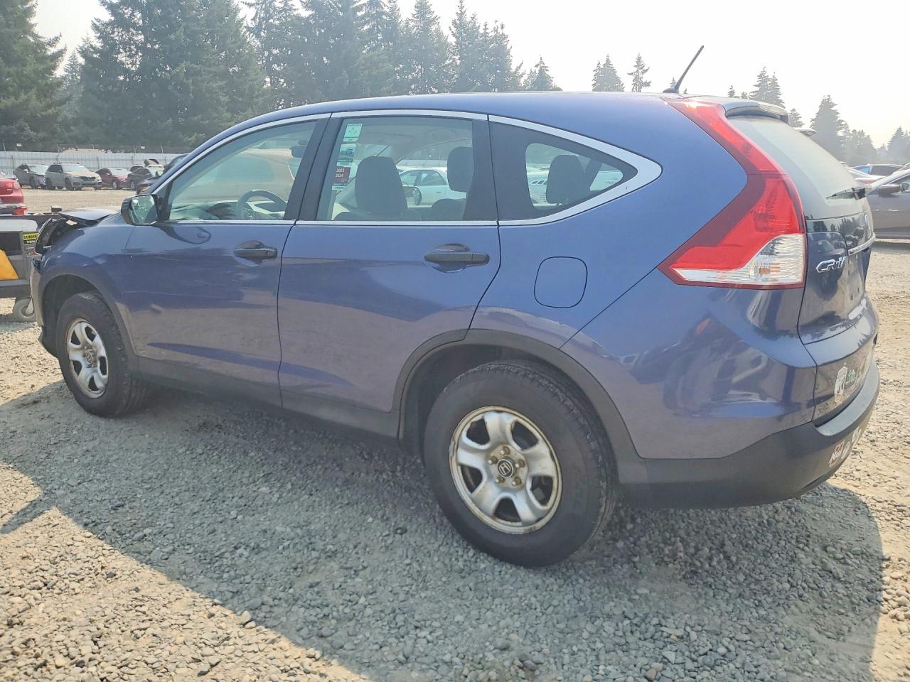 2013 Honda Cr-v Lx Blue vin: 2HKRM4H34DH609022