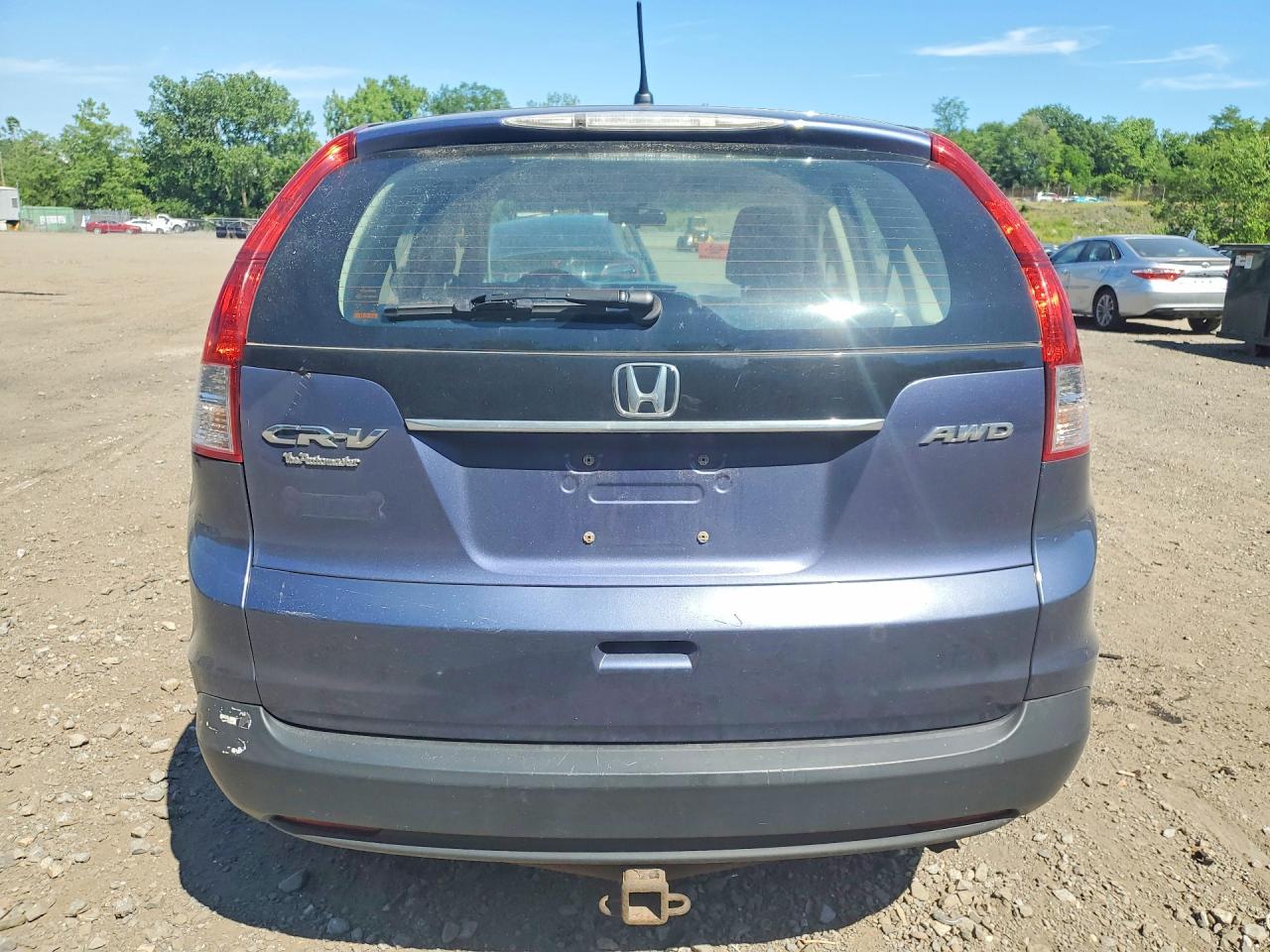 2013 Honda Cr-v Lx Blue vin: 2HKRM4H34DH619808