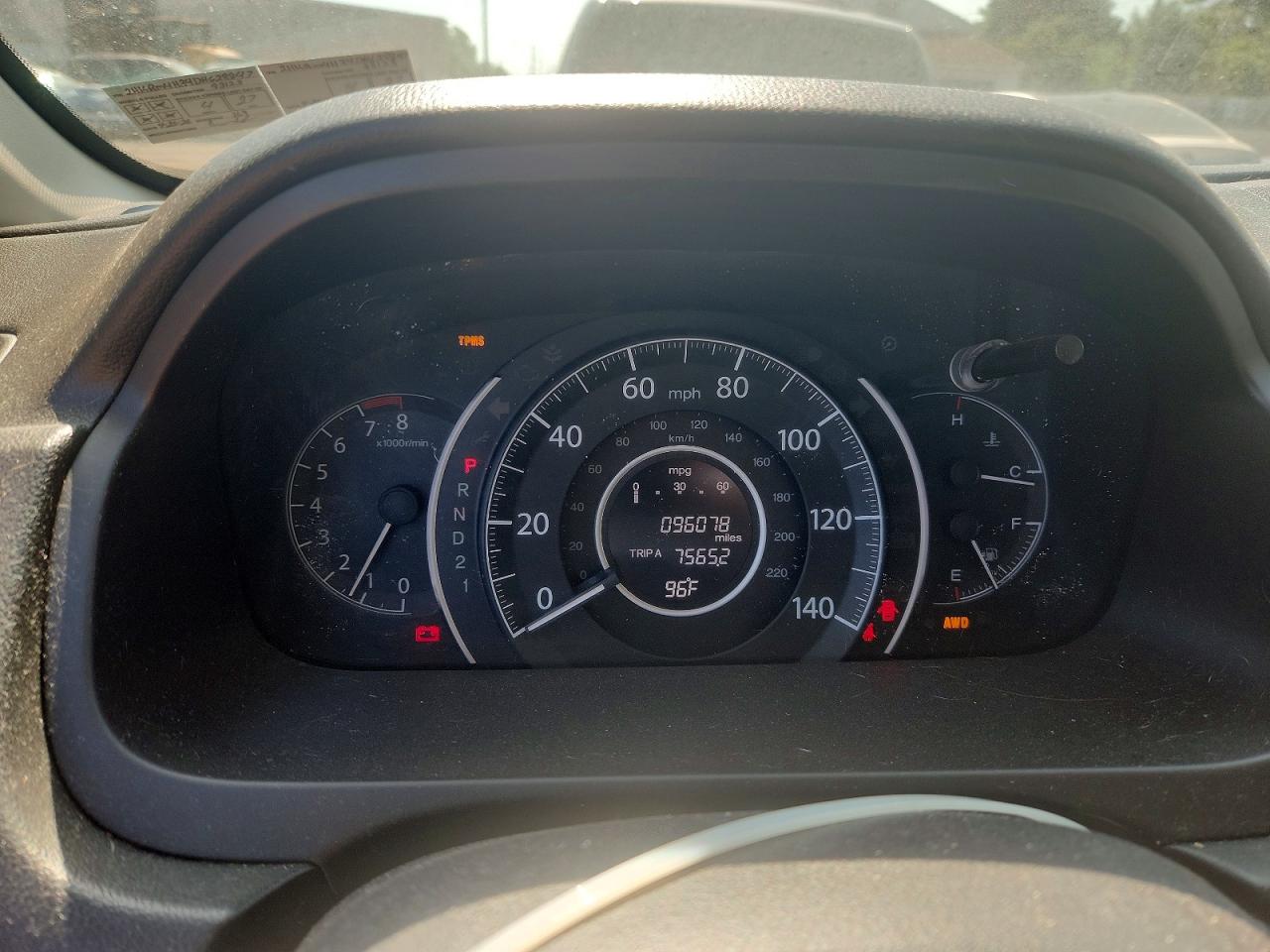 2013 Honda Cr-v Lx Charcoal vin: 2HKRM4H34DH628847