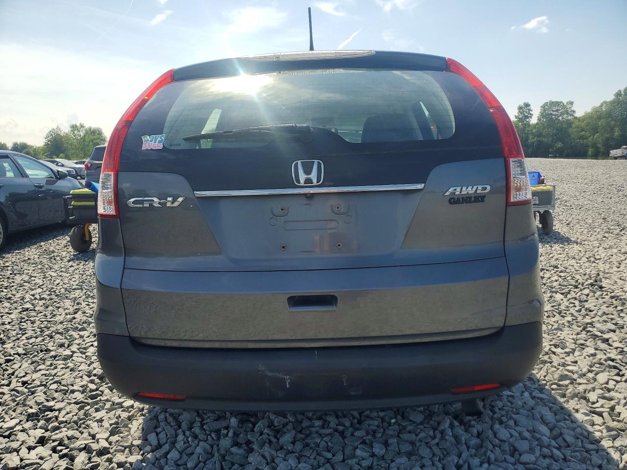 2013 Honda Cr-v Lx Gray vin: 2HKRM4H34DH633269