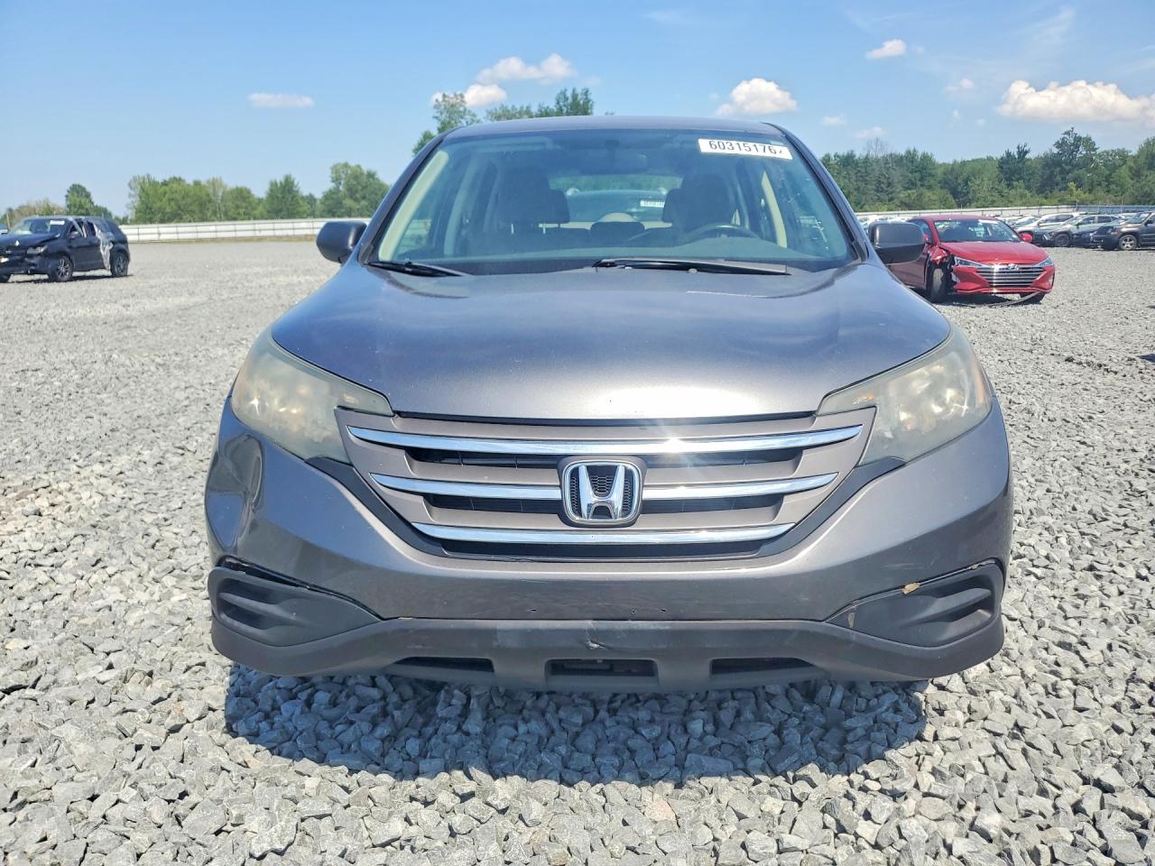 2013 Honda Cr-v Lx Gray vin: 2HKRM4H34DH633269