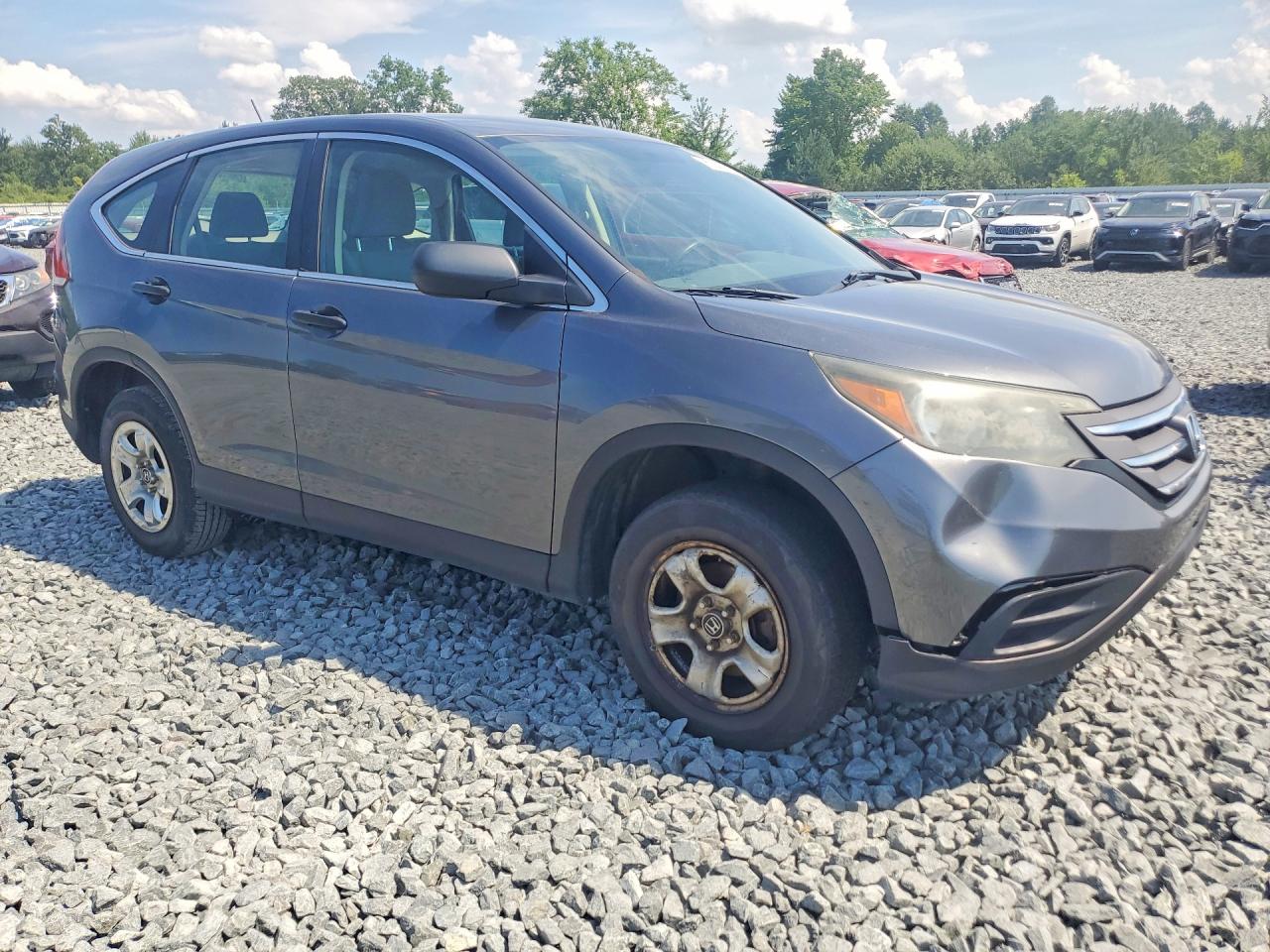2013 Honda Cr-v Lx Gray vin: 2HKRM4H34DH633269