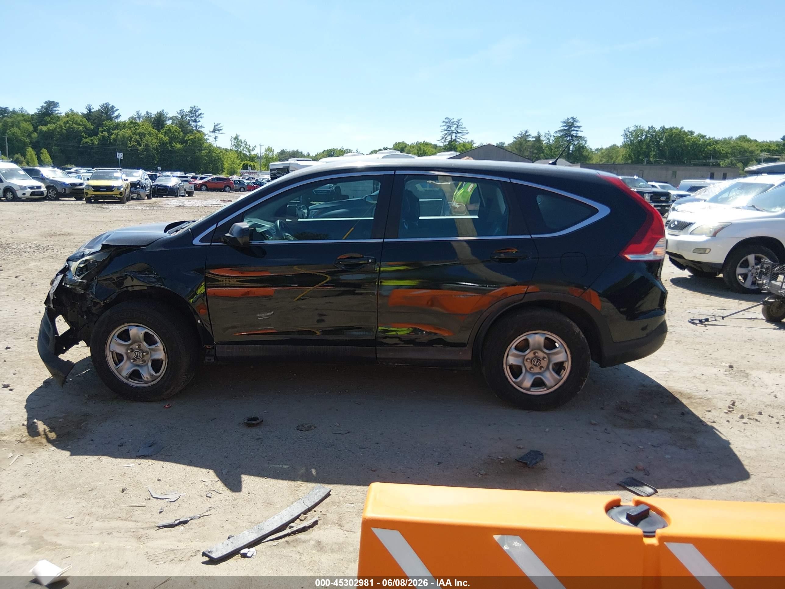 2013 Honda Cr-v Lx Черный vin: 2HKRM4H34DH633739