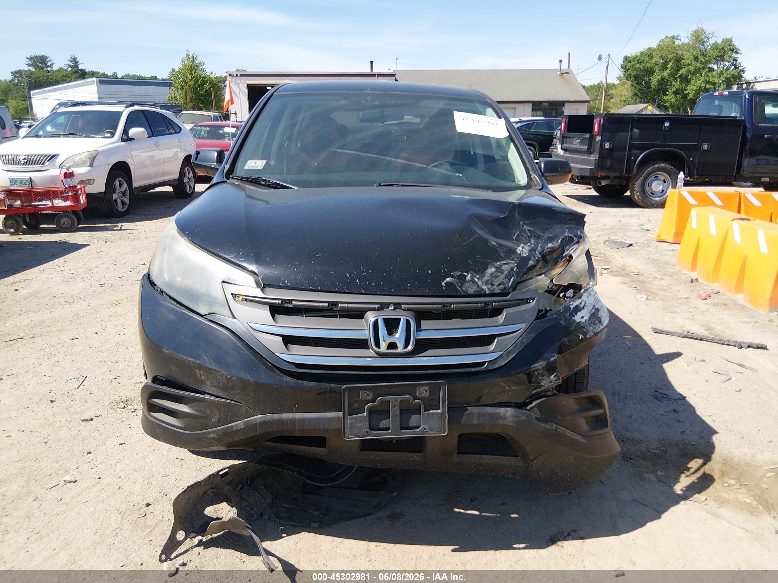 2013 Honda Cr-v Lx Черный vin: 2HKRM4H34DH633739