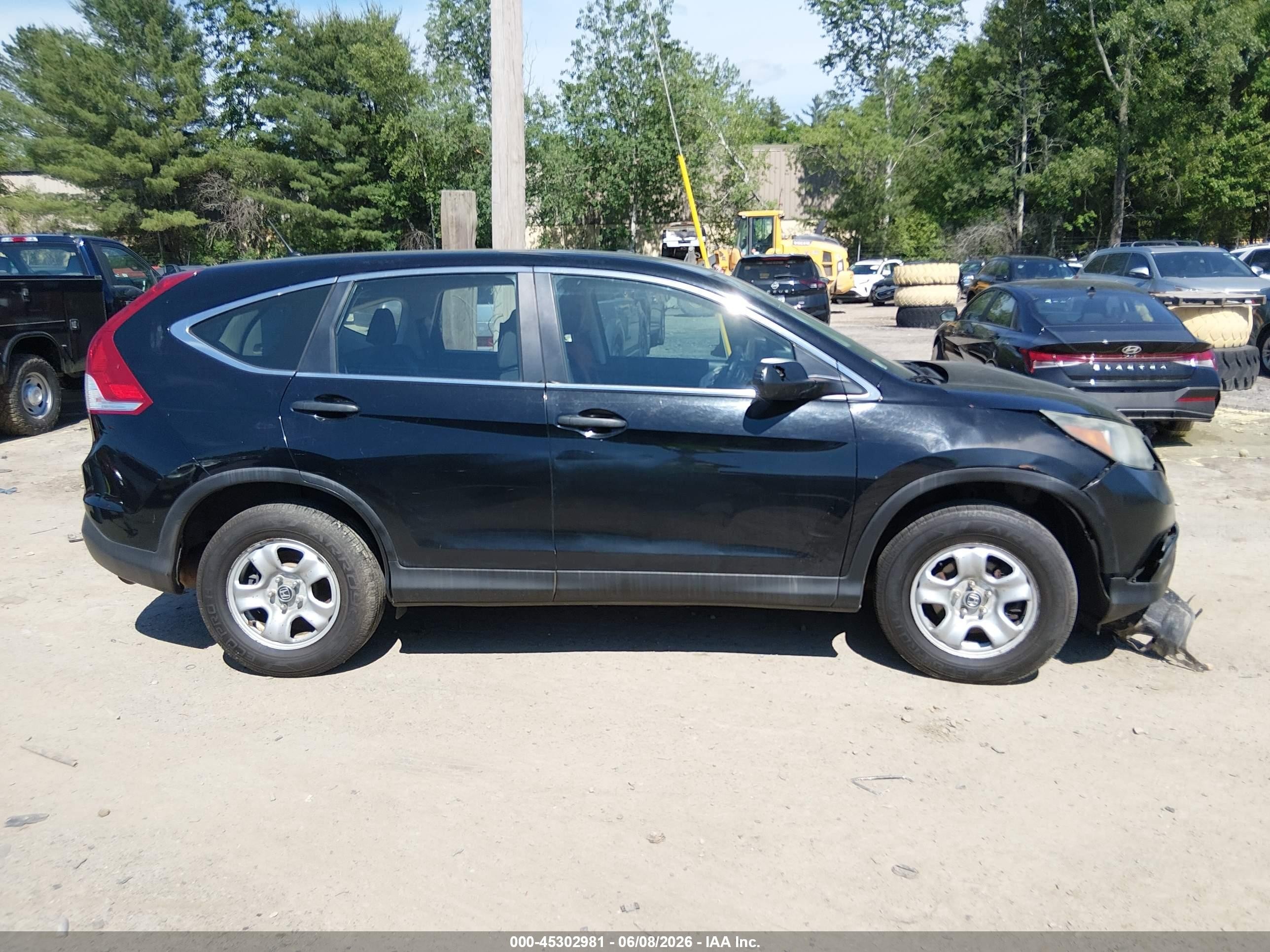 2013 Honda Cr-v Lx Черный vin: 2HKRM4H34DH633739